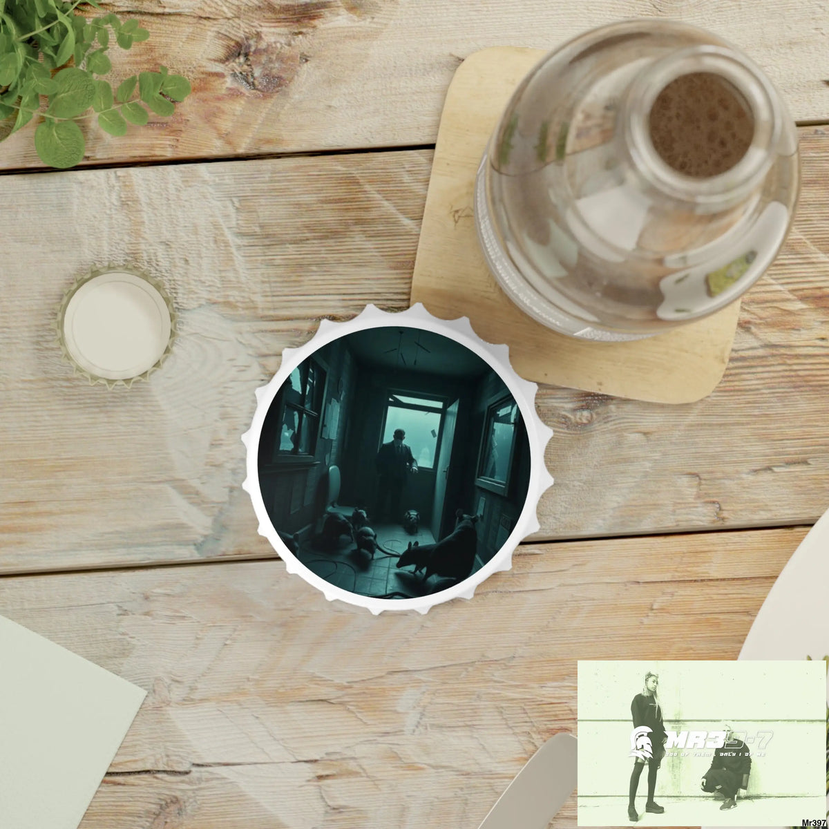 THE TRAP DEATH FLAT 2628 DAYS COVERT FAILURES LTD EDITION NO 22 Magnetic Bottle Opener One size / White Accessories