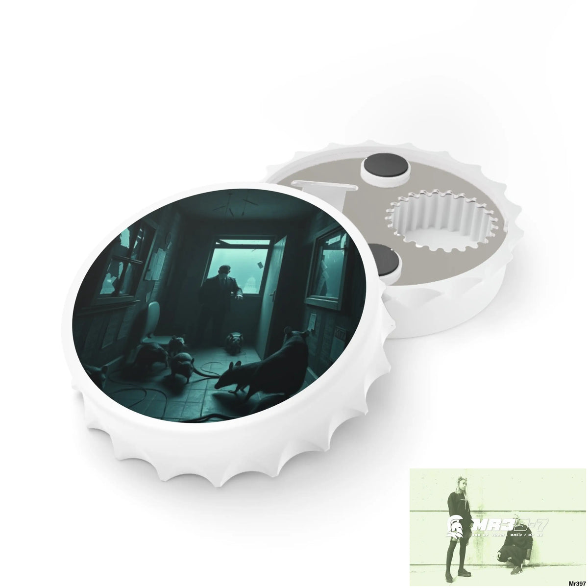 THE TRAP DEATH FLAT 2628 DAYS COVERT FAILURES LTD EDITION NO 22 Magnetic Bottle Opener One size / White Accessories
