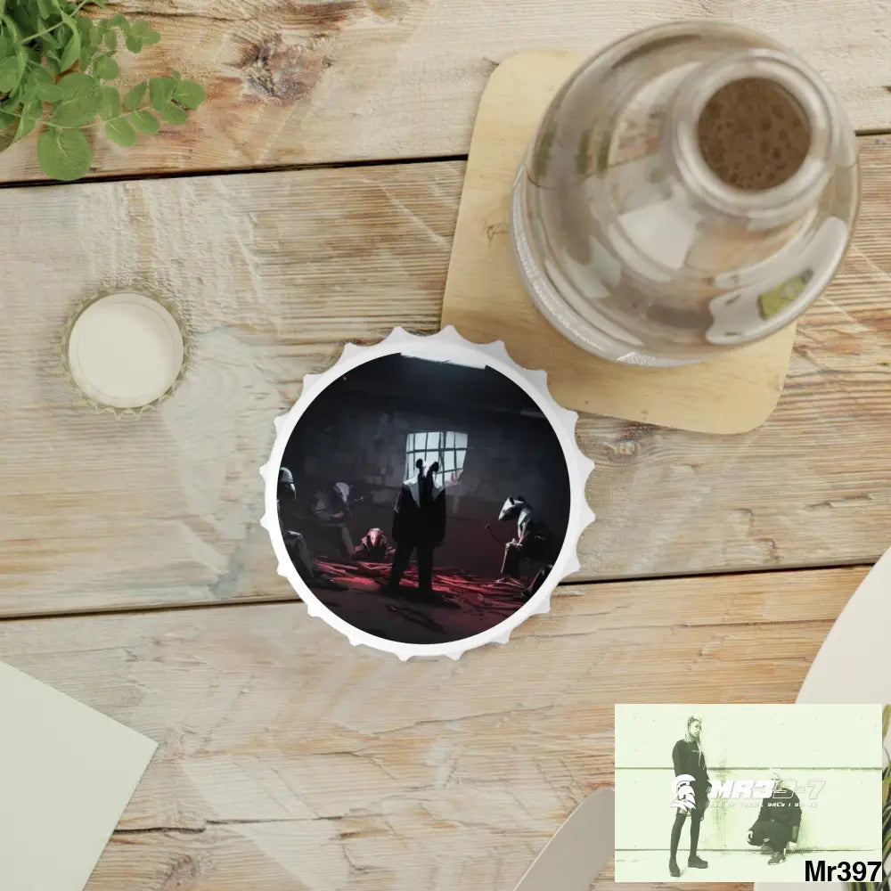 THE TRAP DEATH FLAT 2628 DAYS COVERT FAILURES LTD EDITION NO 22 Magnetic Bottle Opener One size / White Accessories