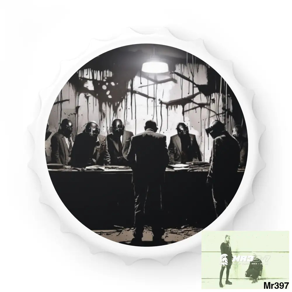 THE TRAP DEATH FLAT 2628 DAYS COVERT FAILURES LTD EDITION NO 22 Magnetic Bottle Opener One size / White Accessories