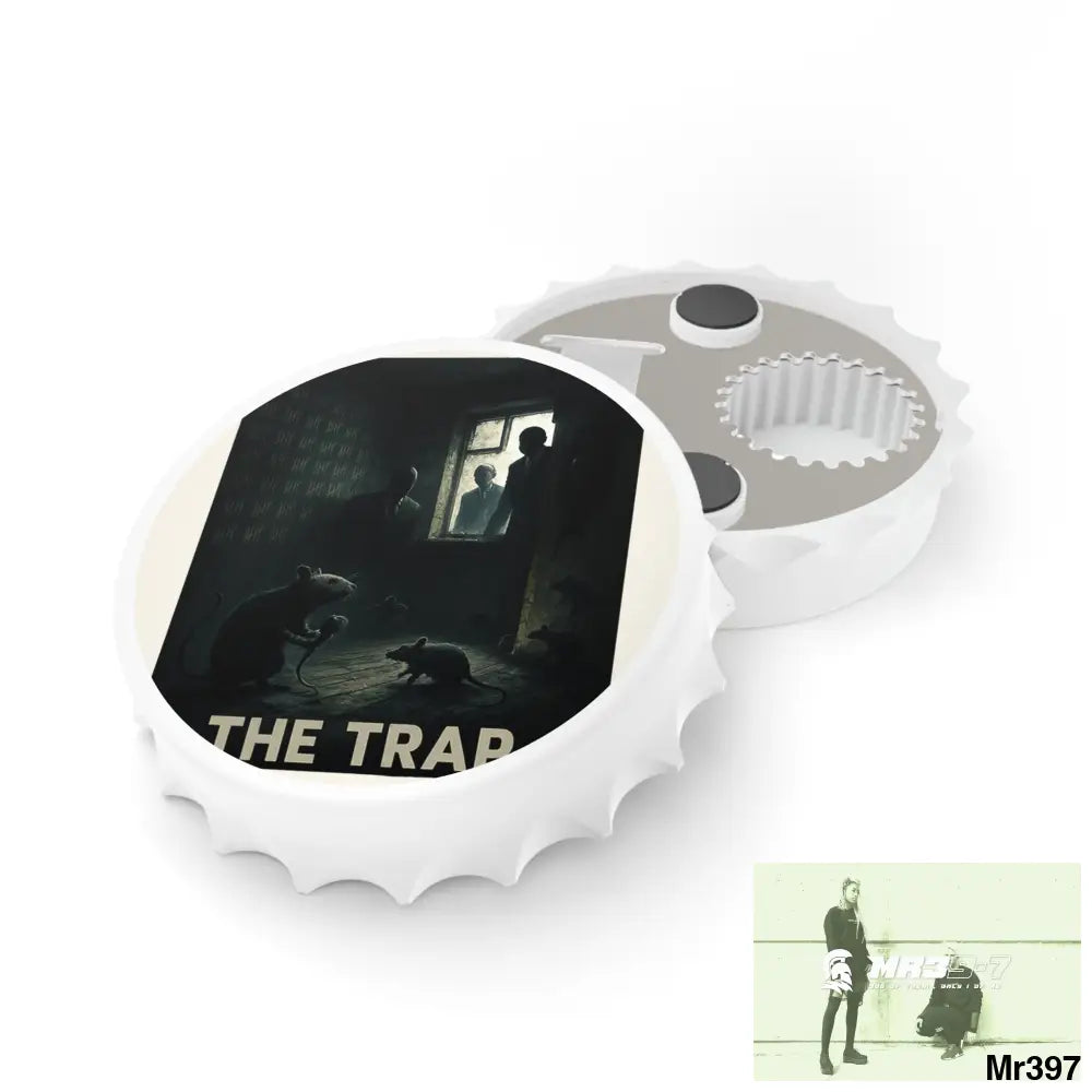 THE TRAP DEATH FLAT 2628 DAYS COVERT FAILURES LTD EDITION NO 6 Magnetic Bottle Opener One size / White Accessories