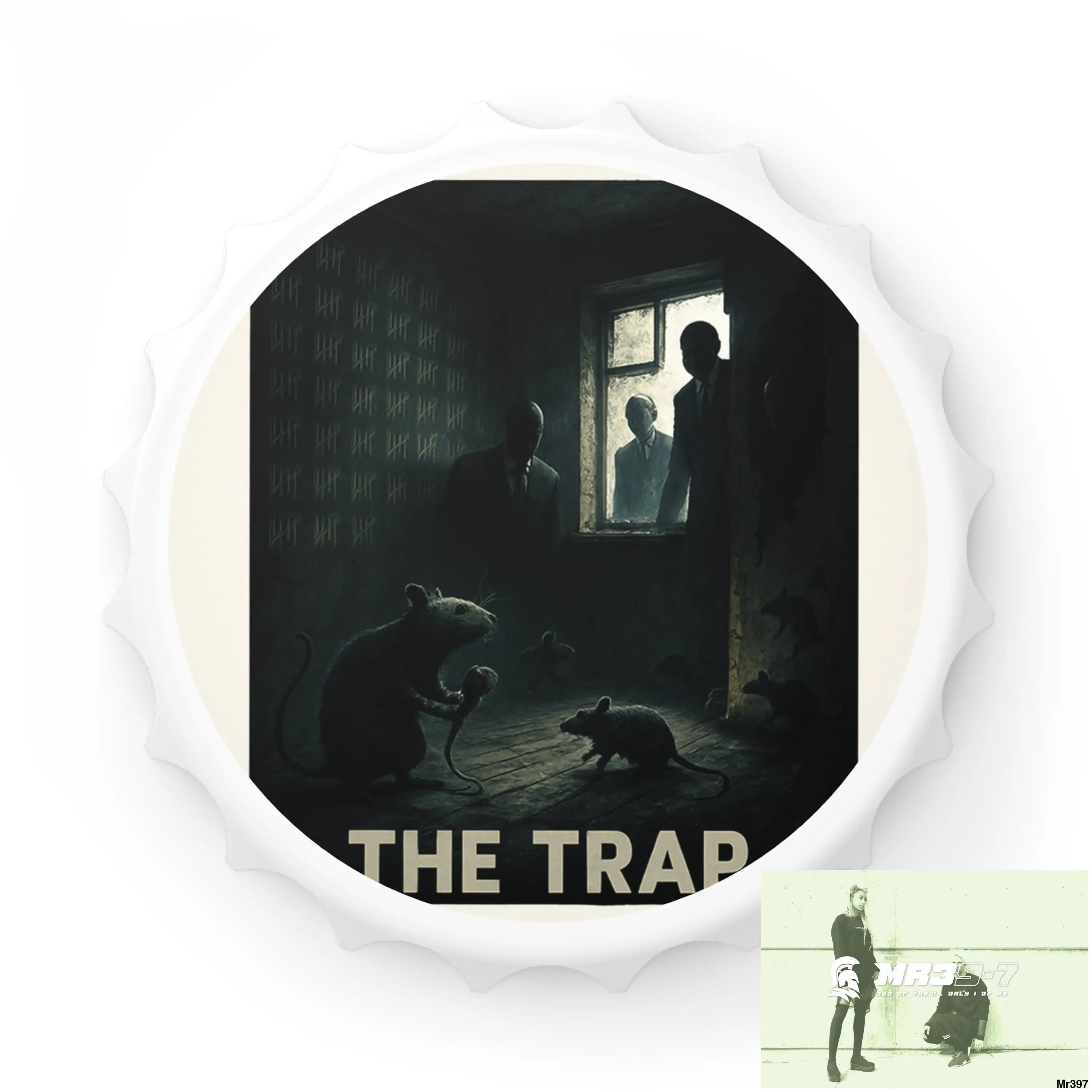 THE TRAP DEATH FLAT 2628 DAYS COVERT FAILURES LTD EDITION NO 6 Magnetic Bottle Opener One size / White Accessories