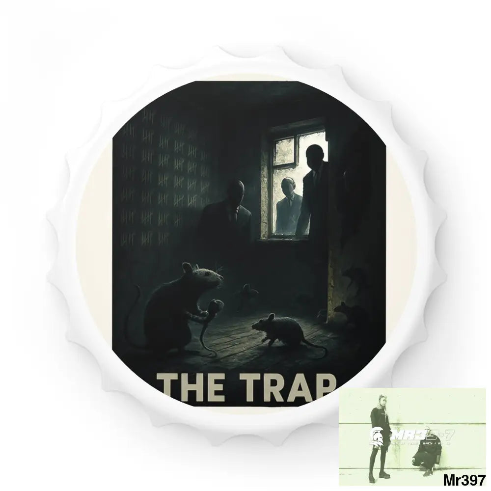 THE TRAP DEATH FLAT 2628 DAYS COVERT FAILURES LTD EDITION NO 6 Magnetic Bottle Opener One size / White Accessories