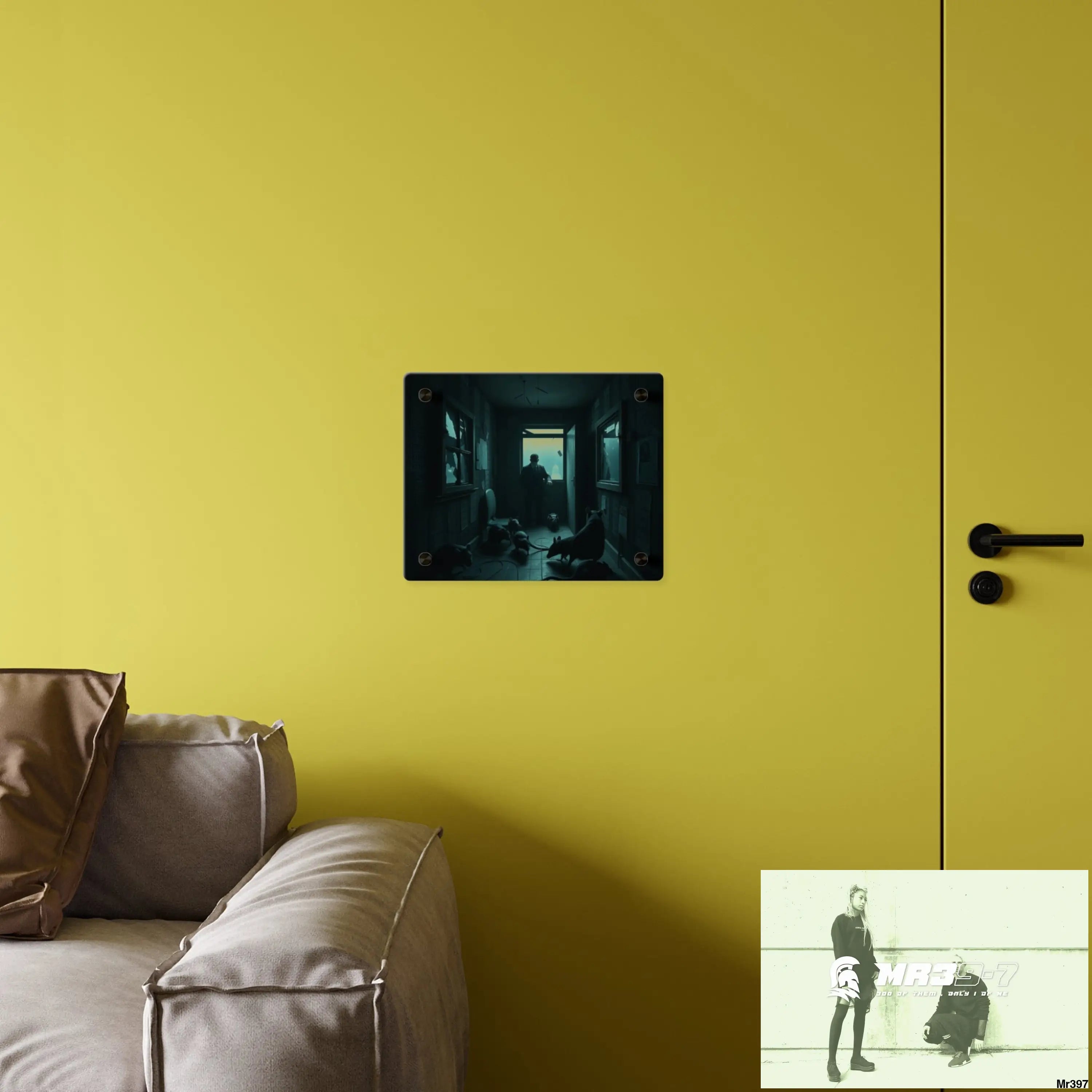 The Trap Death Flat no1 2628 days Covert Failures Ltd Edition no 22 Acrylic Wall Art Panels Home Decor