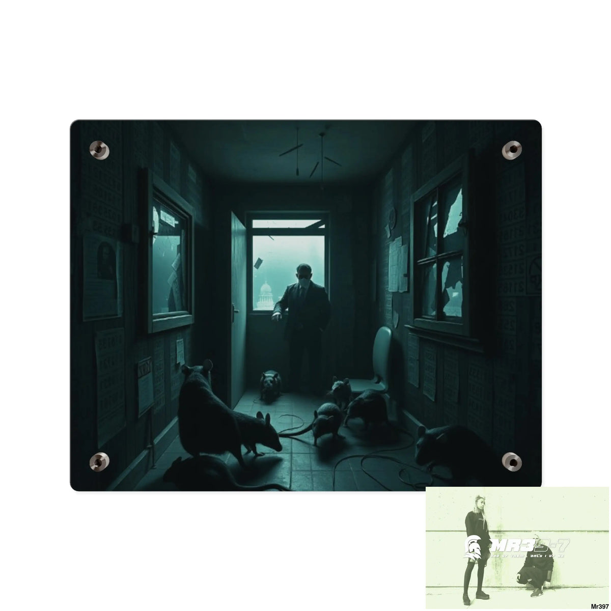 The Trap Death Flat no1 2628 days Covert Failures Ltd Edition no 22 Acrylic Wall Art Panels Home Decor
