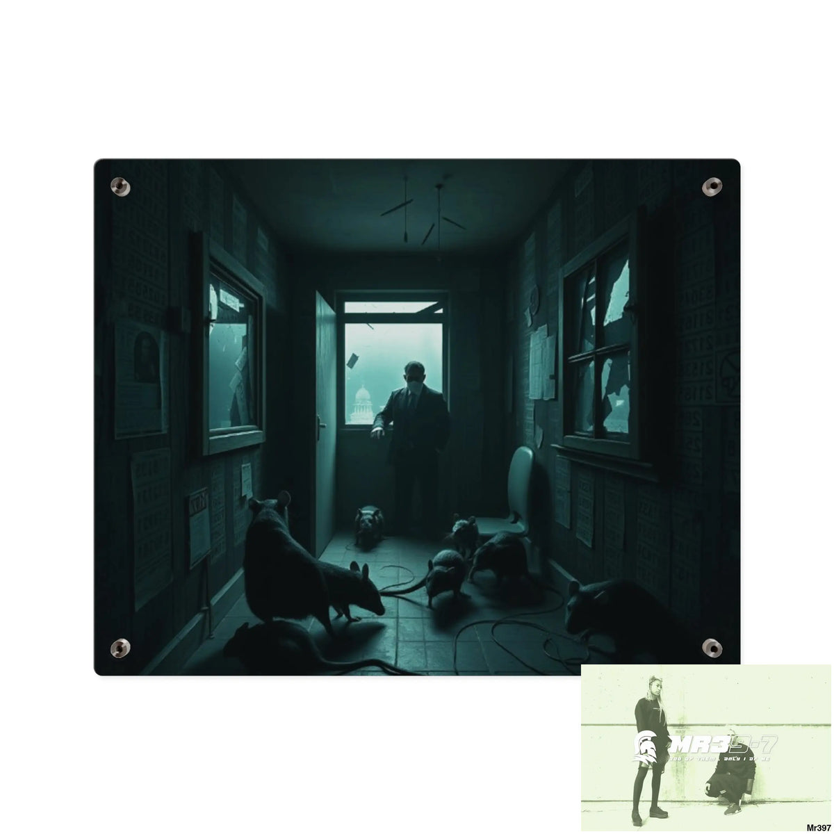 The Trap Death Flat no1 2628 days Covert Failures Ltd Edition no 22 Acrylic Wall Art Panels Home Decor