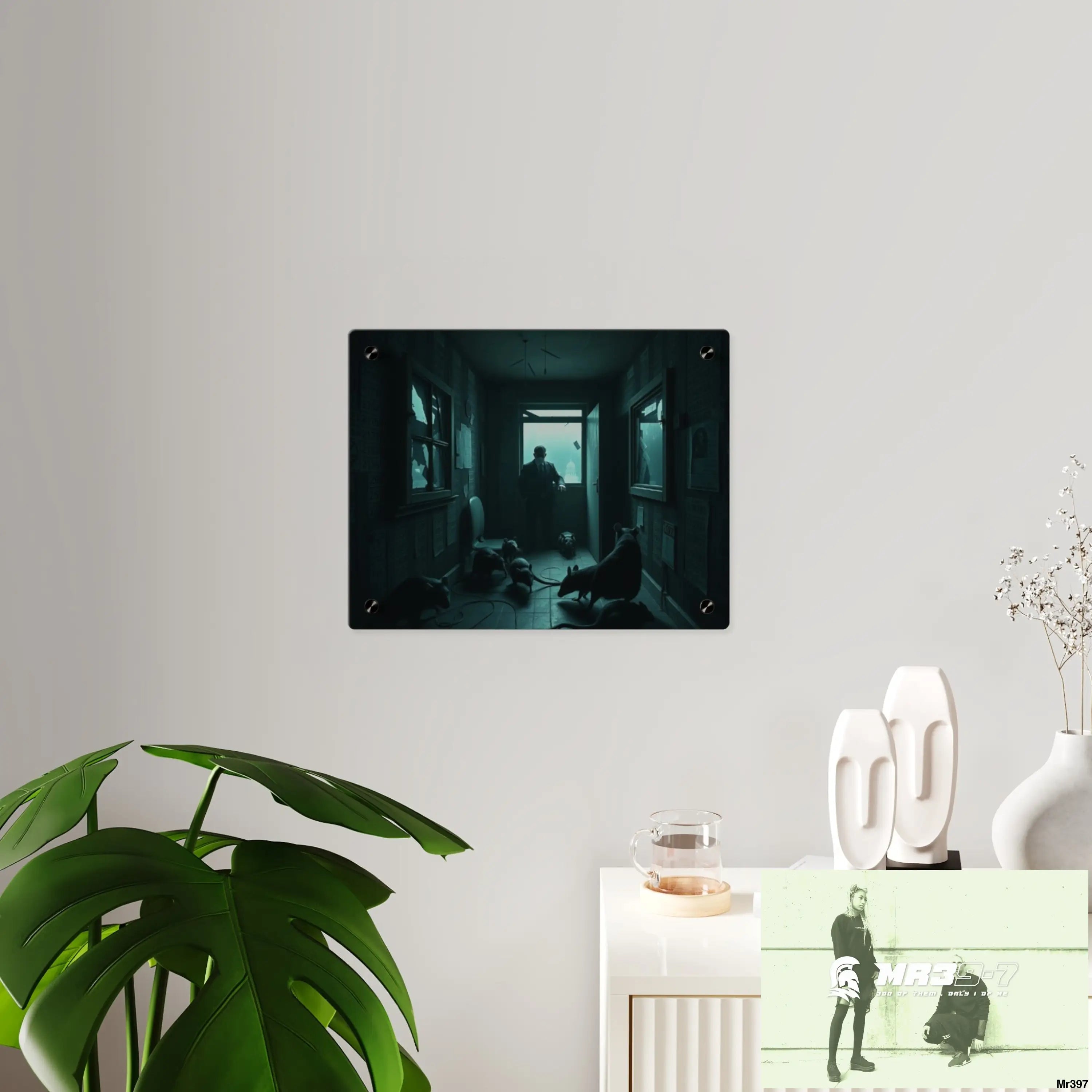 The Trap Death Flat no1 2628 days Covert Failures Ltd Edition no 22 Acrylic Wall Art Panels Home Decor