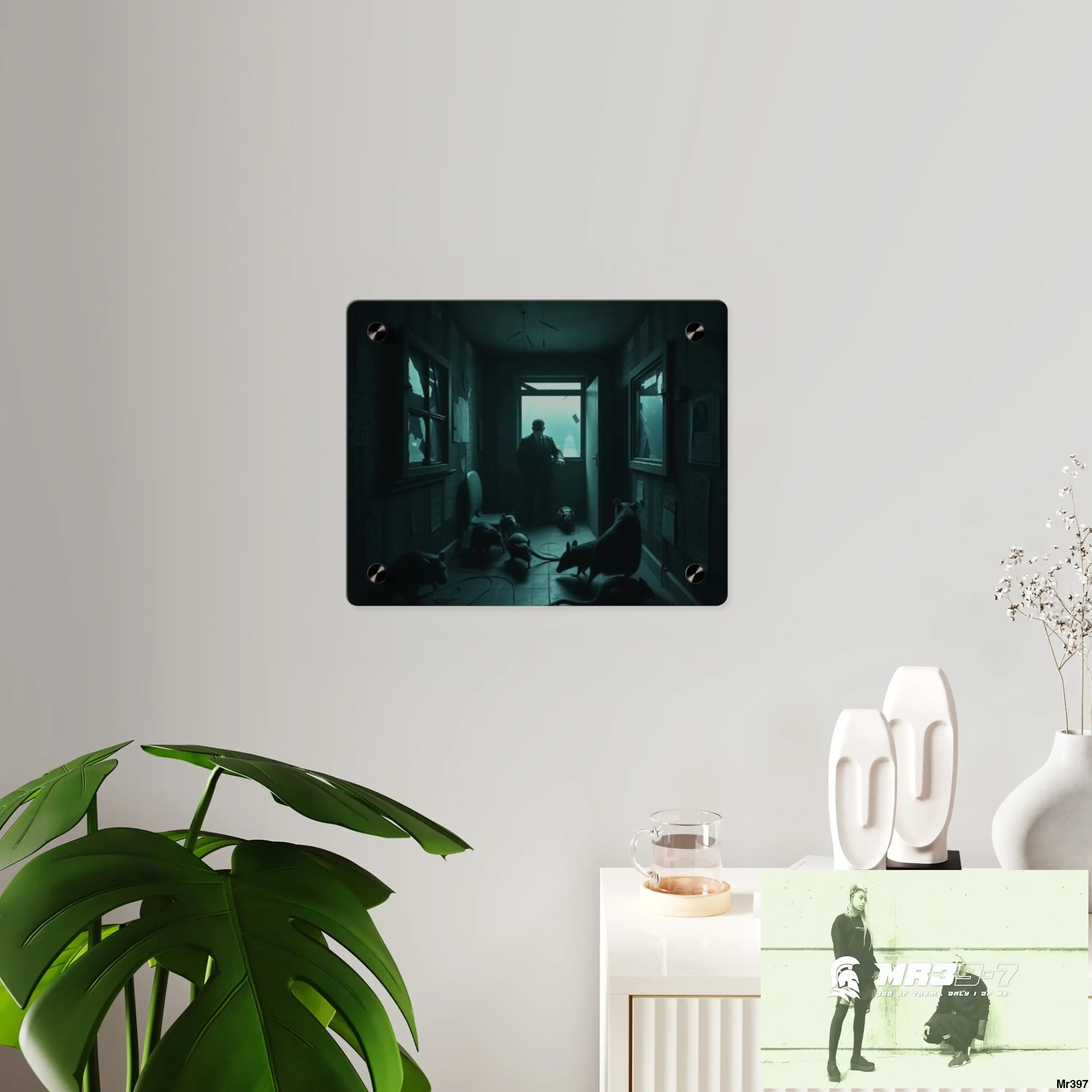 The Trap Death Flat no1 2628 days Covert Failures Ltd Edition no 22 Acrylic Wall Art Panels Home Decor