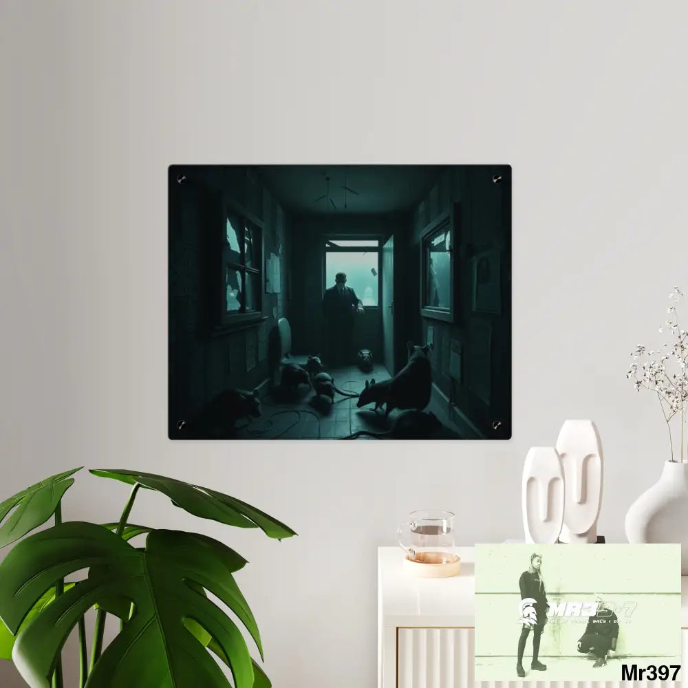 The Trap Death Flat no1 2628 days Covert Failures Ltd Edition no 22 Acrylic Wall Art Panels Home Decor