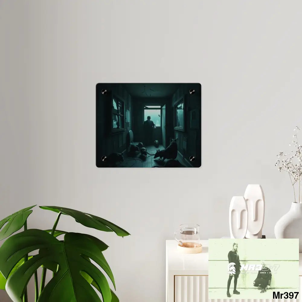 The Trap Death Flat no1 2628 days Covert Failures Ltd Edition no 22 Acrylic Wall Art Panels Home Decor