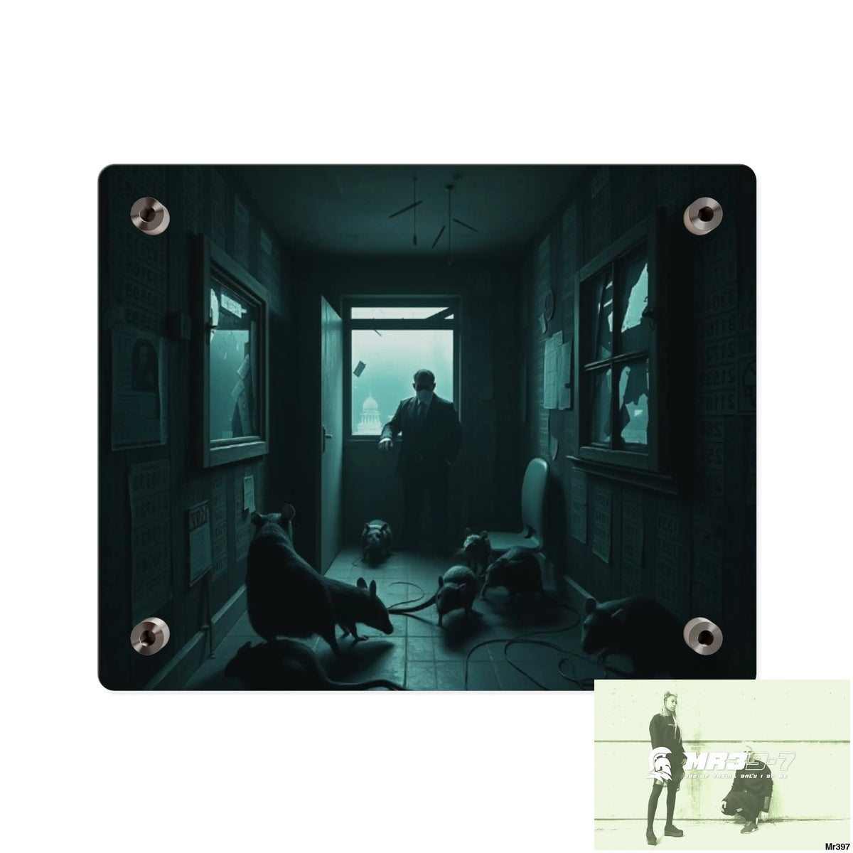 The Trap Death Flat no1 2628 days Covert Failures Ltd Edition no 22 Acrylic Wall Art Panels Home Decor