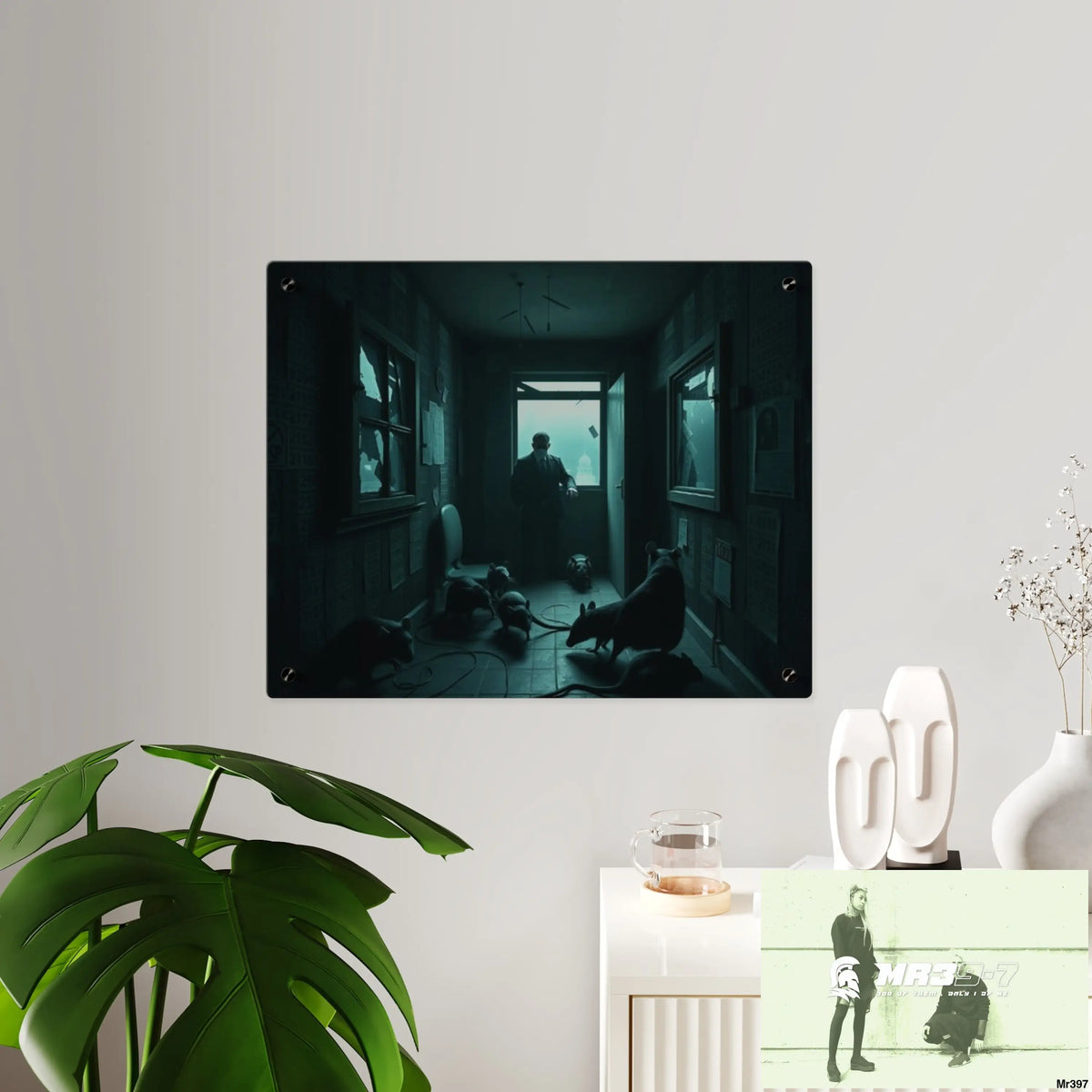 The Trap Death Flat no1 2628 days Covert Failures Ltd Edition no 22 Acrylic Wall Art Panels Home Decor
