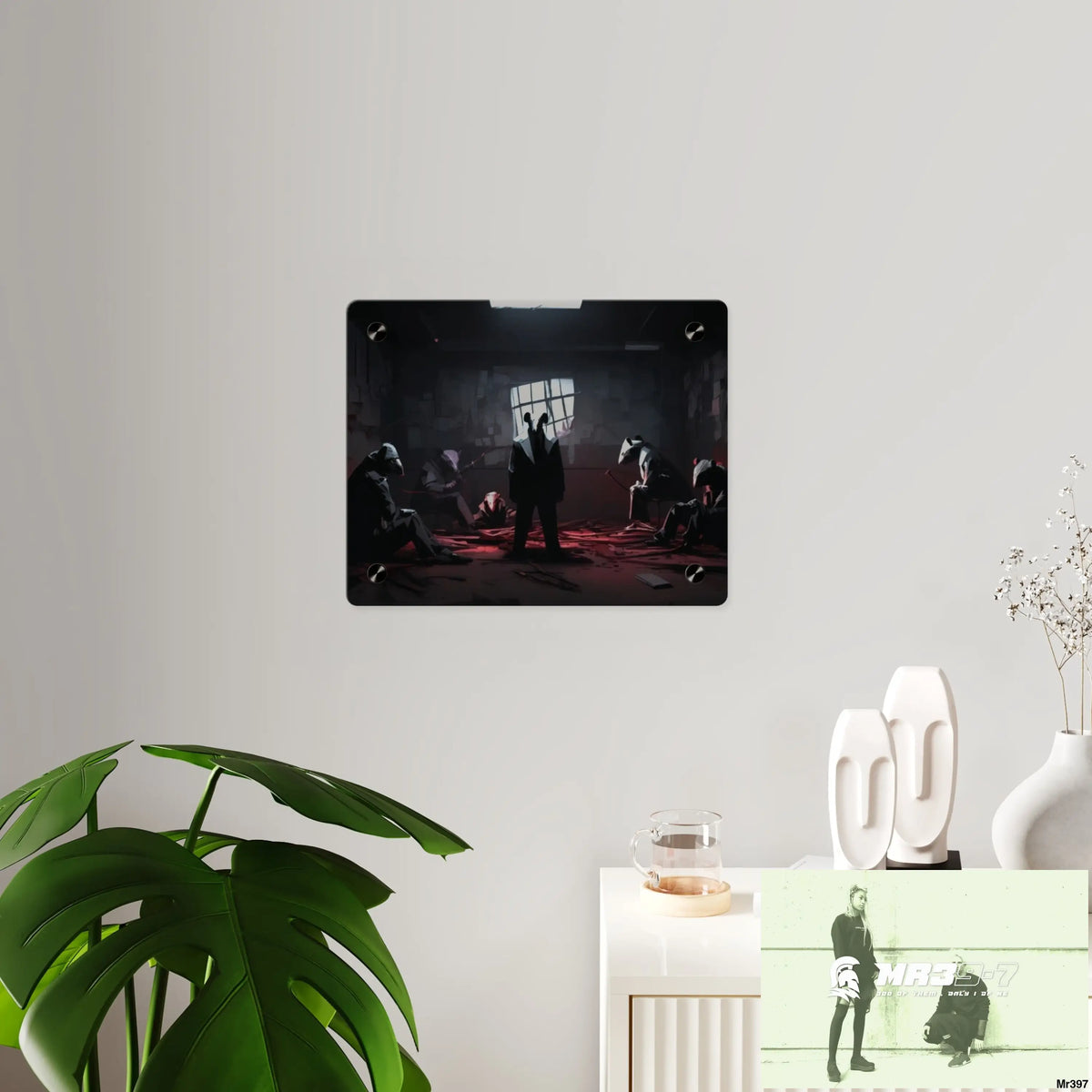 The Trap Death Flat no3 2628 days Covert Failures Ltd Edition no 22 Acrylic Wall Art Panels Home Decor