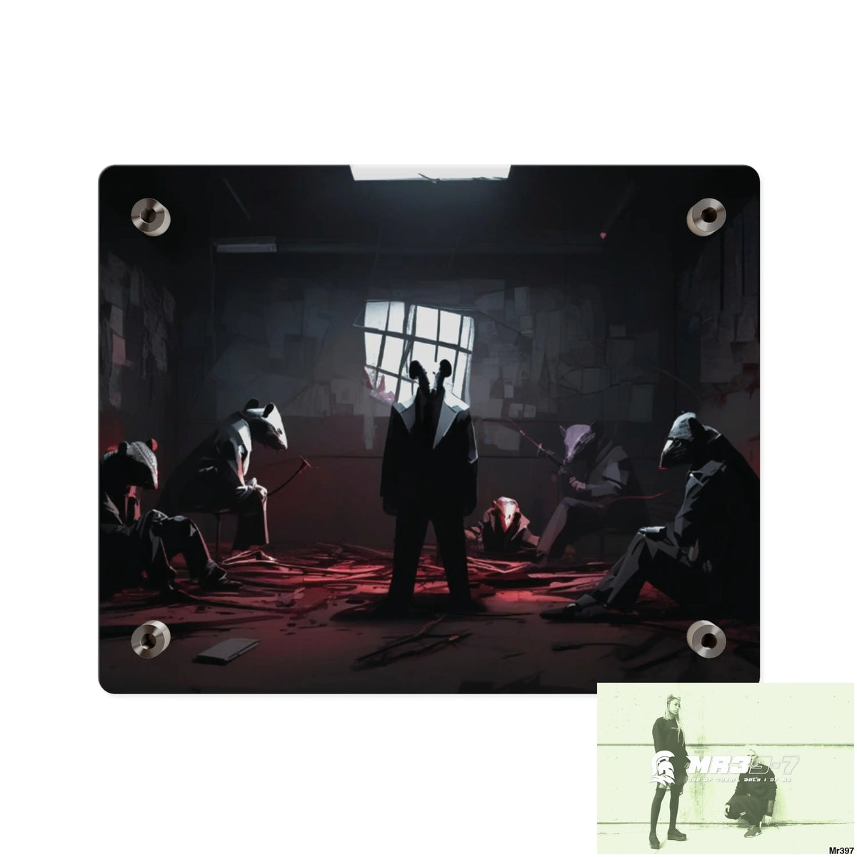 The Trap Death Flat no3 2628 days Covert Failures Ltd Edition no 22 Acrylic Wall Art Panels Home Decor