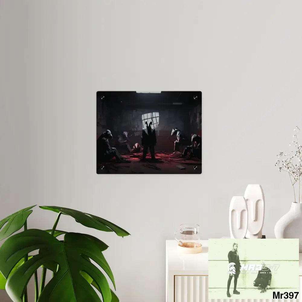 The Trap Death Flat no3 2628 days Covert Failures Ltd Edition no 22 Acrylic Wall Art Panels Home Decor