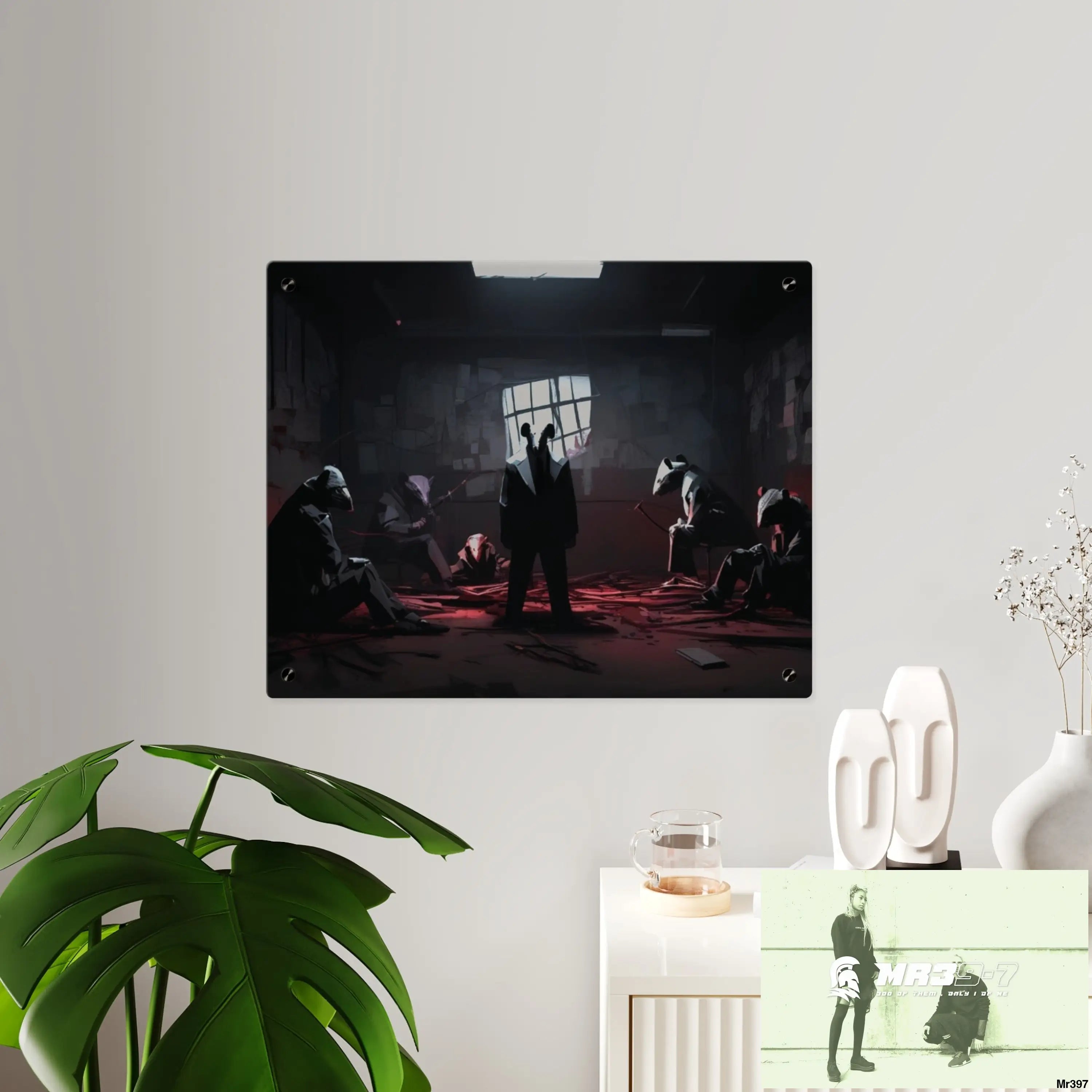 The Trap Death Flat no3 2628 days Covert Failures Ltd Edition no 22 Acrylic Wall Art Panels Home Decor