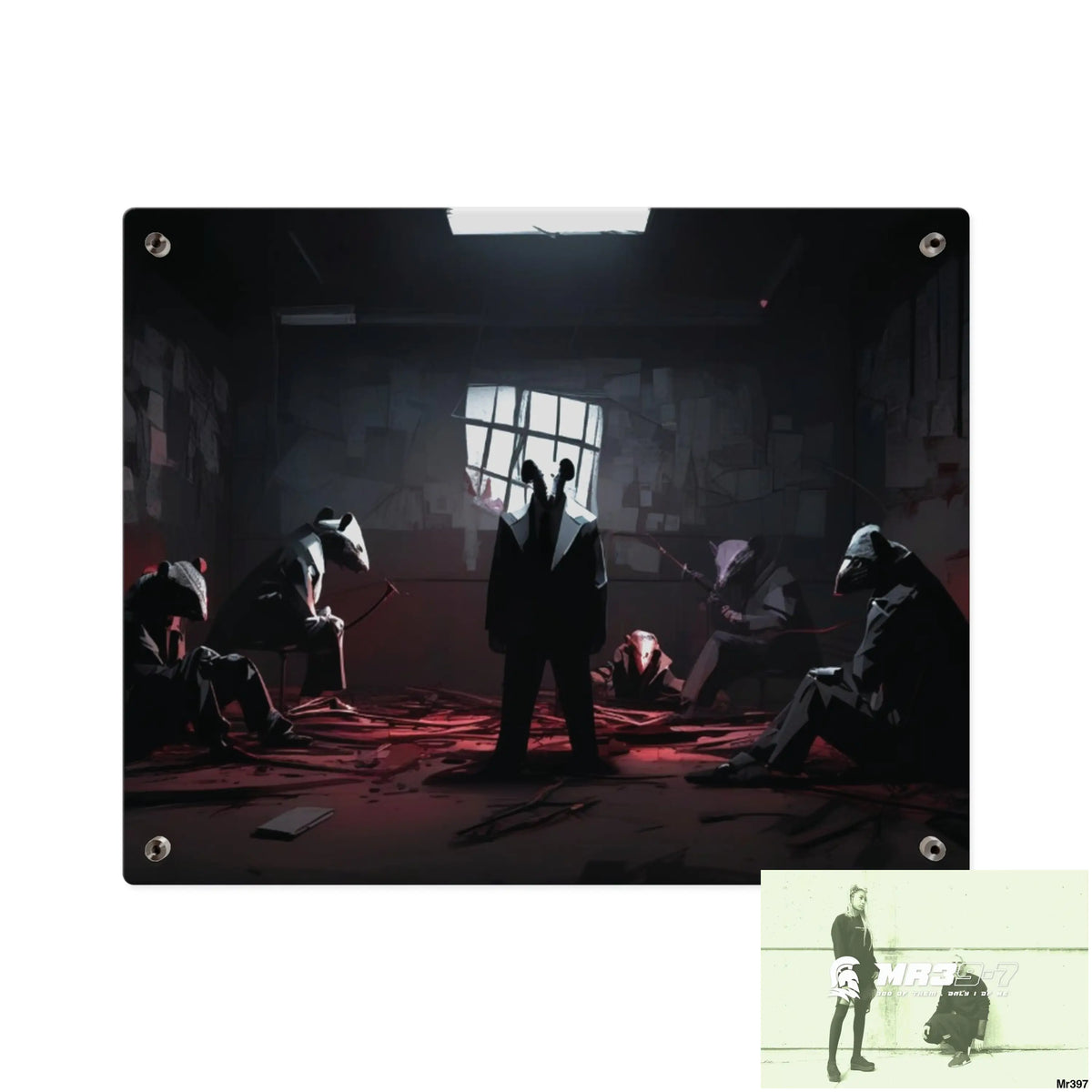 The Trap Death Flat no3 2628 days Covert Failures Ltd Edition no 22 Acrylic Wall Art Panels Home Decor