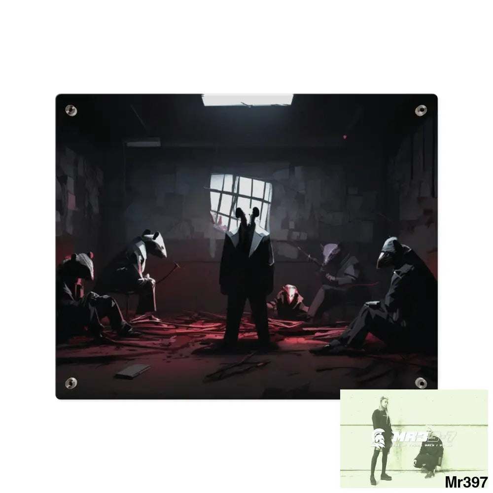 The Trap Death Flat no3 2628 days Covert Failures Ltd Edition no 22 Acrylic Wall Art Panels Home Decor