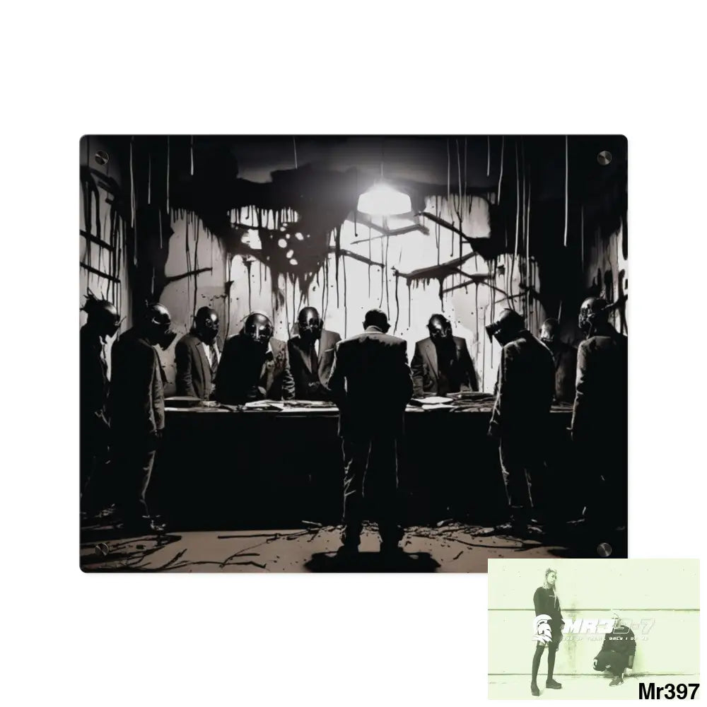 The Trap Death Flat no4 2628 days Covert Failures Ltd Edition no 22 Acrylic Wall Art Panels 20″ x 16″ (Horizontal)