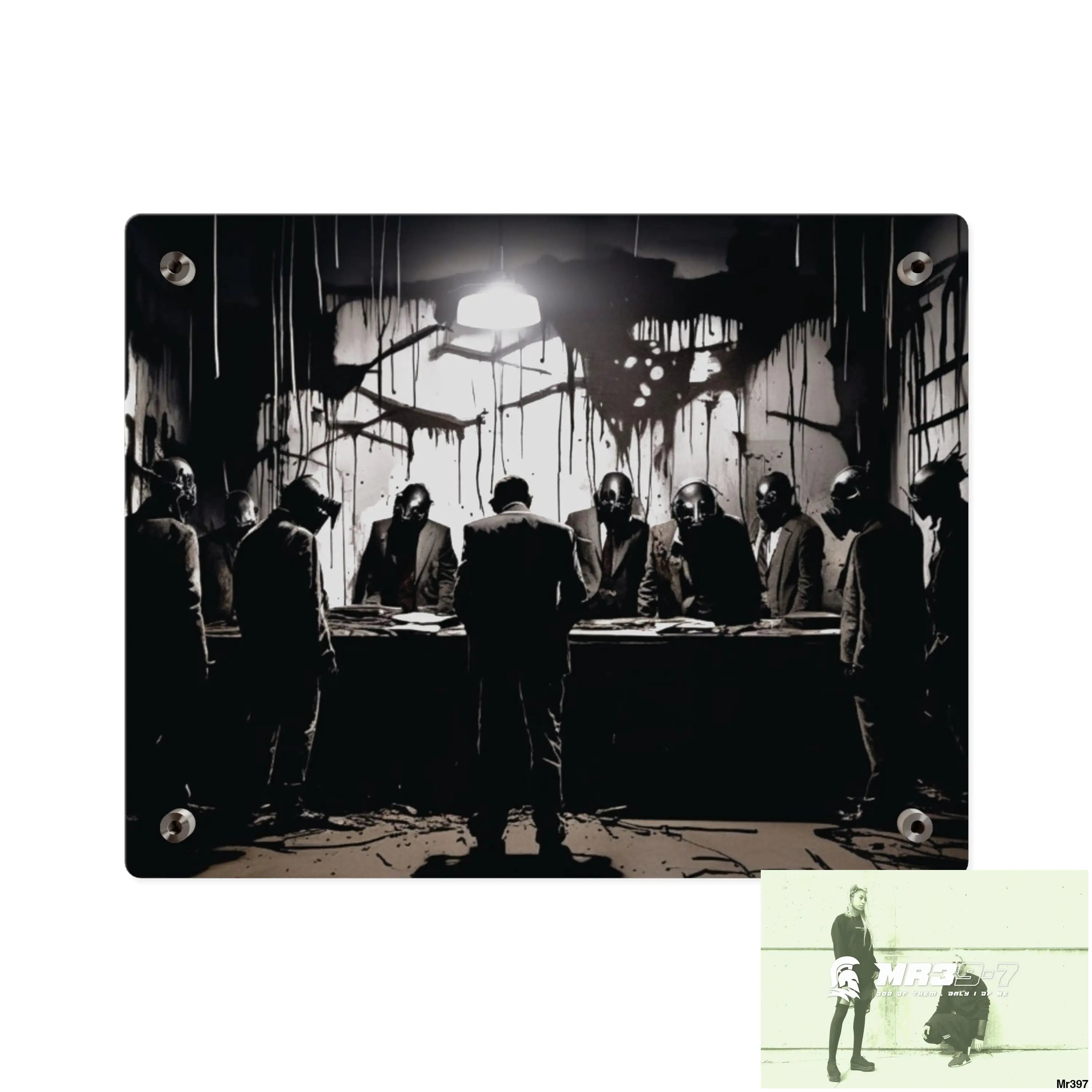 The Trap Death Flat no4 2628 days Covert Failures Ltd Edition no 22 Acrylic Wall Art Panels Home Decor