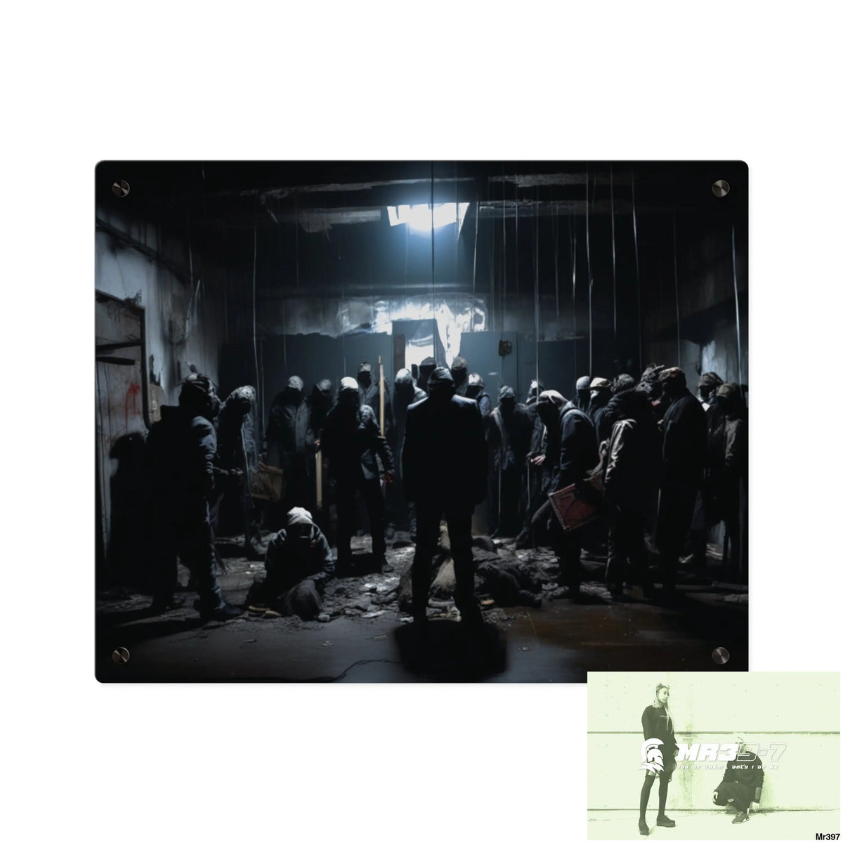The Trap Death no 2 Flat 2628 days Covert Failures Ltd Edition no 22 Acrylic Wall Art Panels 20″ x 16″ (Horizontal)