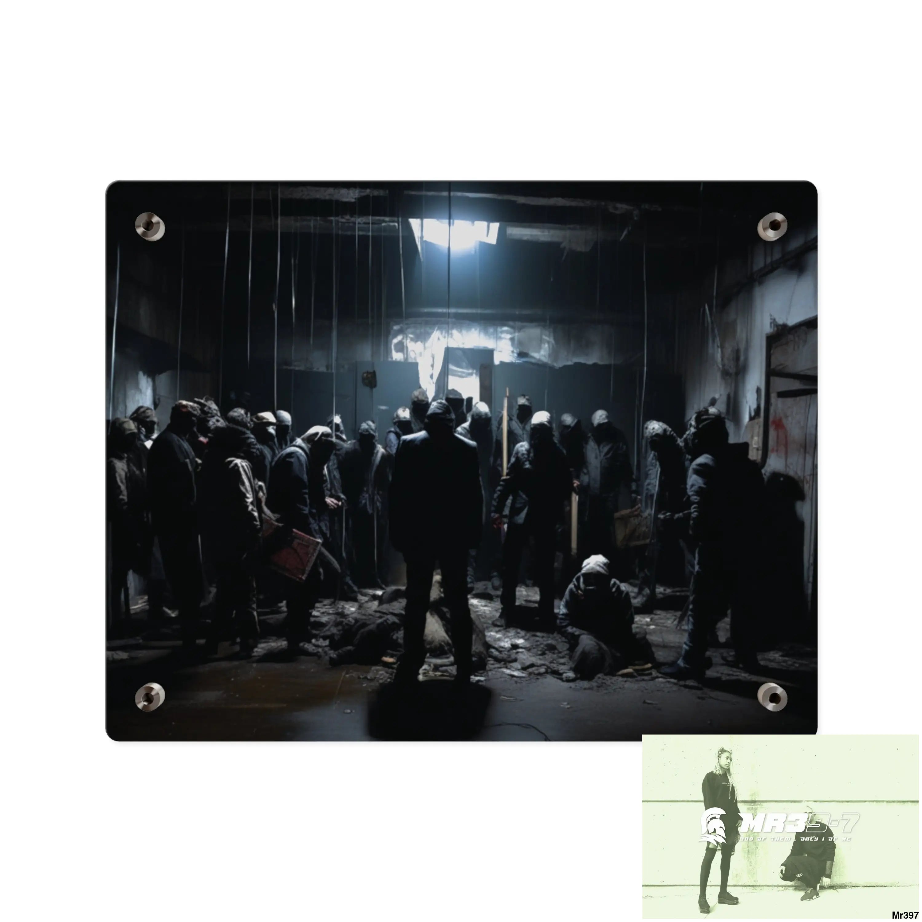 The Trap Death no 2 Flat 2628 days Covert Failures Ltd Edition no 22 Acrylic Wall Art Panels Home Decor