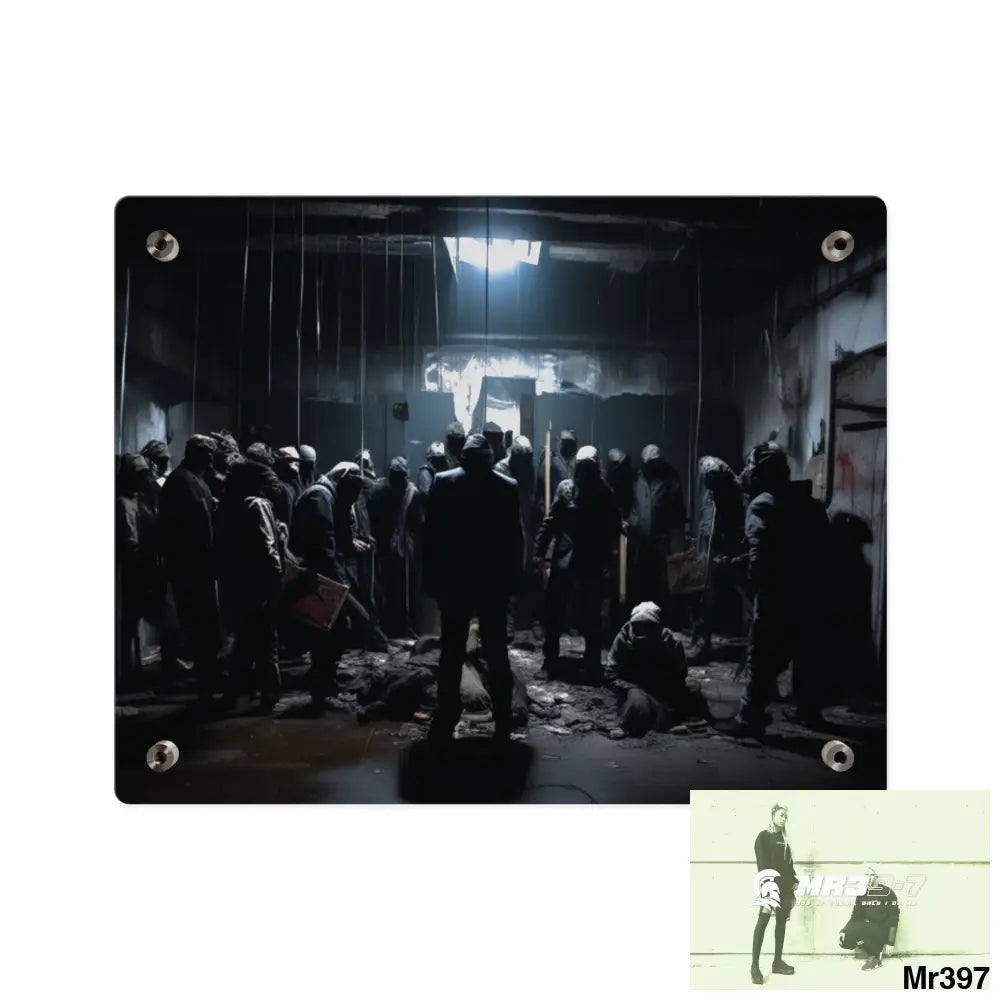 The Trap Death no 2 Flat 2628 days Covert Failures Ltd Edition no 22 Acrylic Wall Art Panels Home Decor