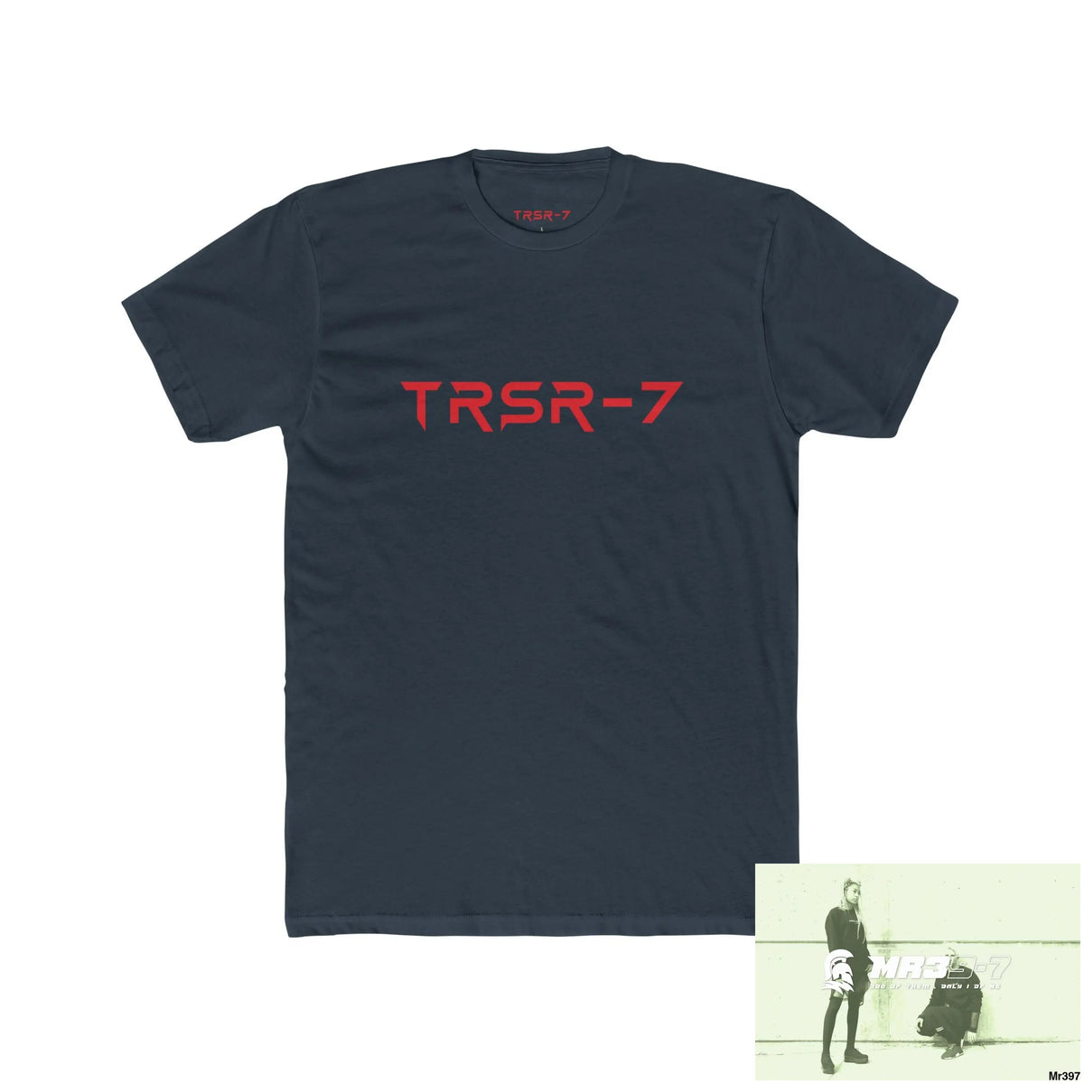 The TRSR-7 Choose Life Edition Men’s Cotton Crew Tee - Solid Indigo / S - T-Shirt