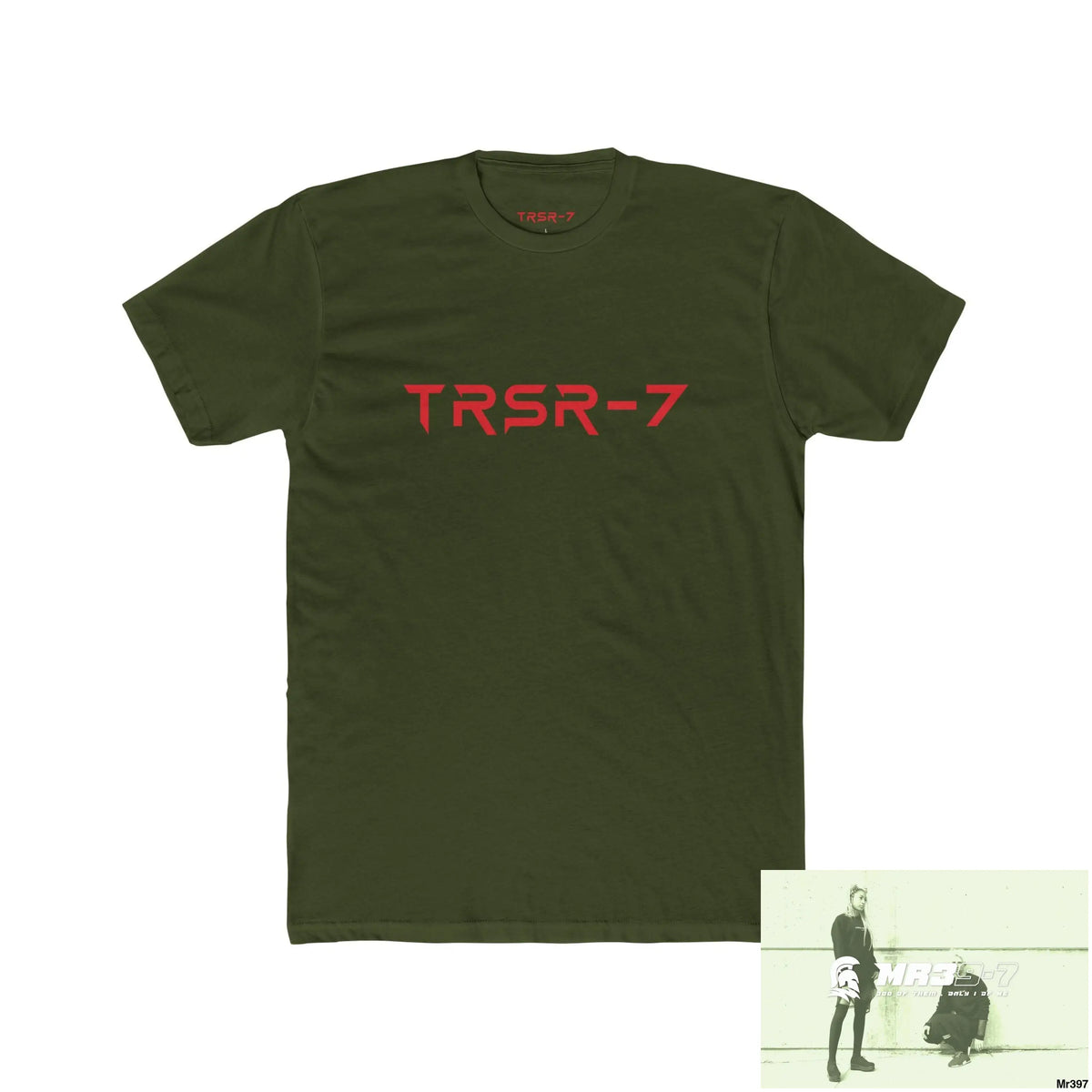 The TRSR-7 Choose Life Edition Men’s Cotton Crew Tee - Solid Military Green / XS - T-Shirt