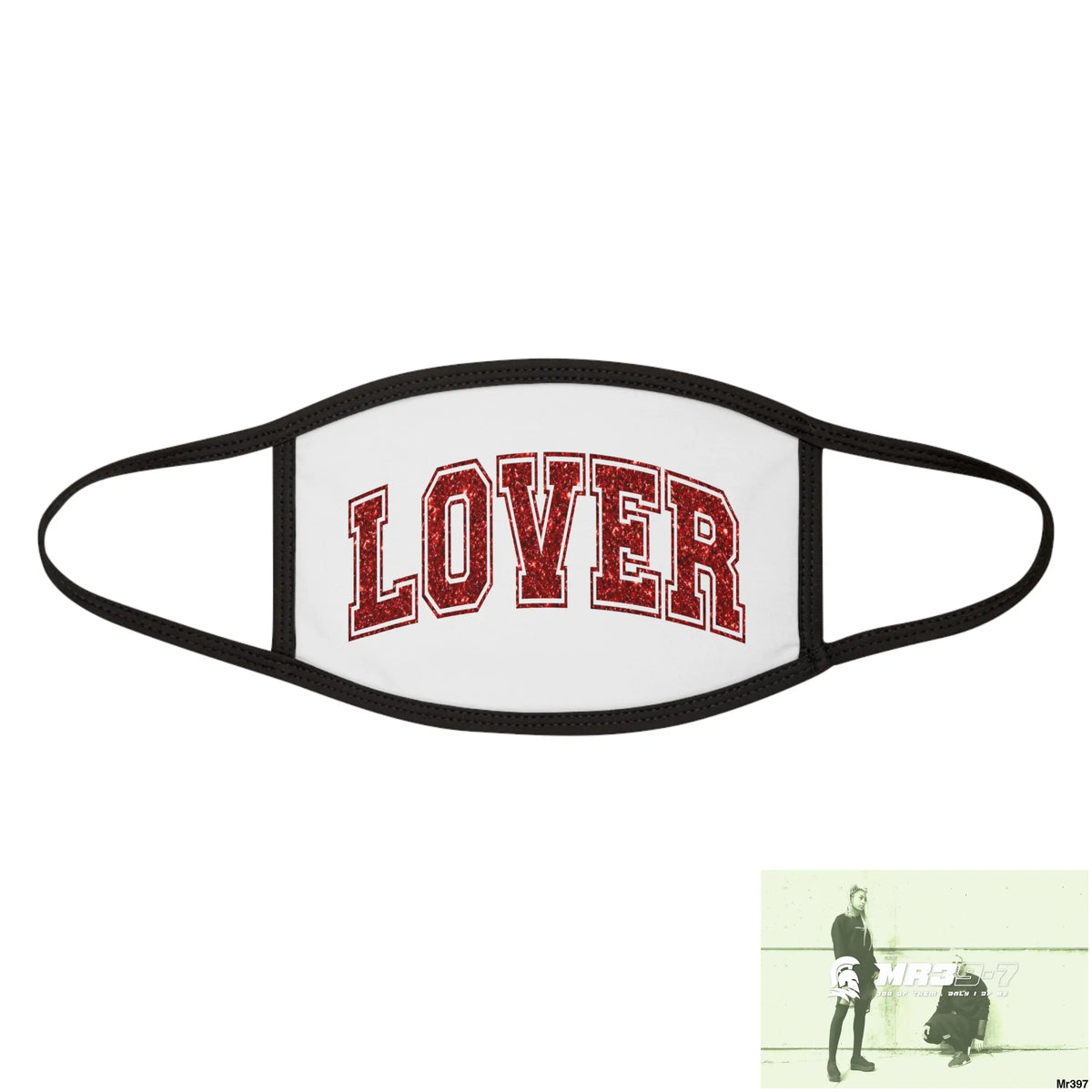The Valentines or any time - Lover Mixed-Fabric Face Mask One size Accessories