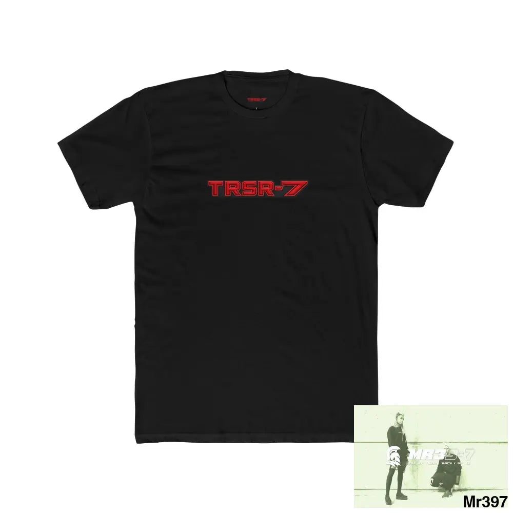TRSR-7 Choose Life Men’s Cotton Crew Tee Solid Black / XS T-Shirt