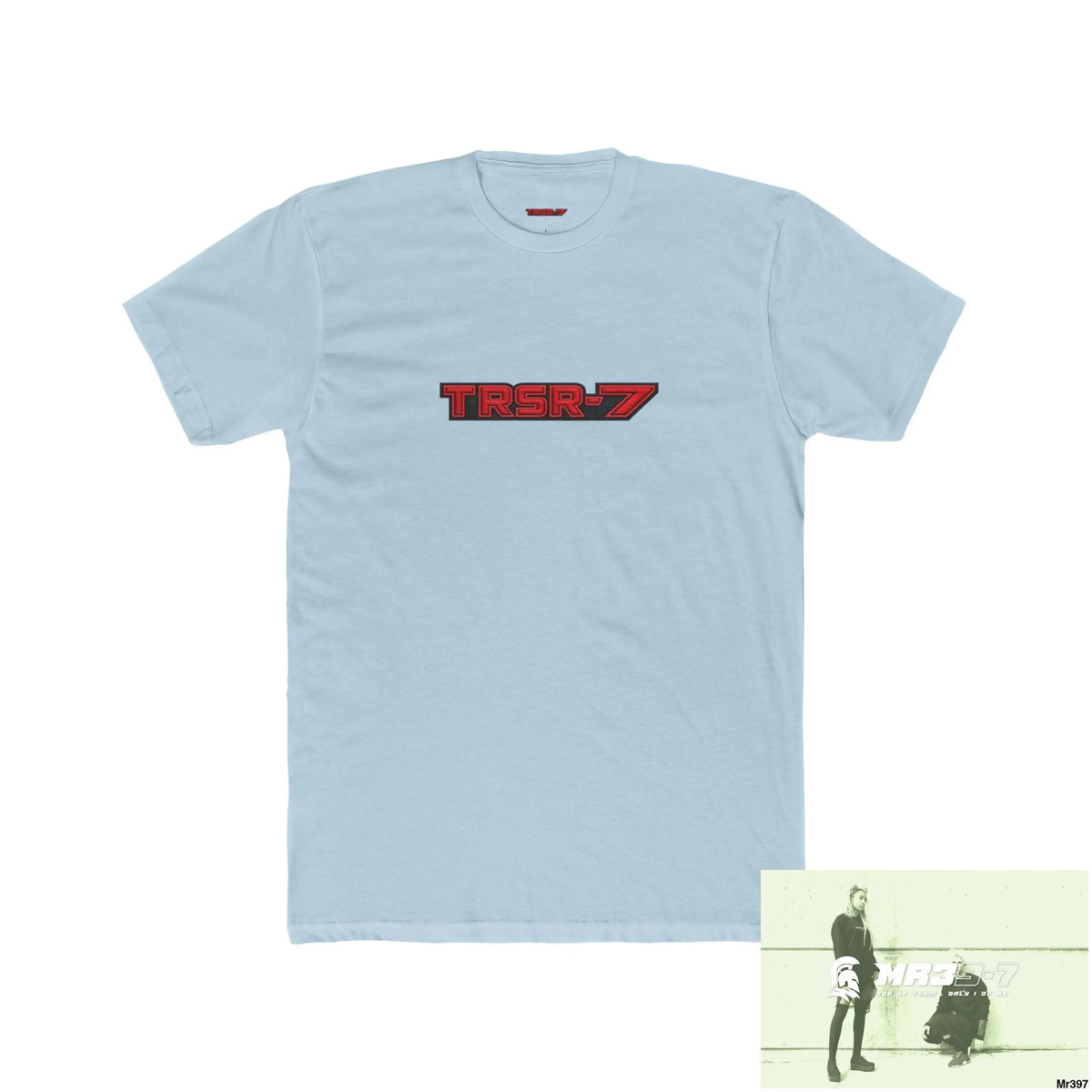 TRSR-7 Choose Life Men’s Cotton Crew Tee Solid Light Blue / S T-Shirt