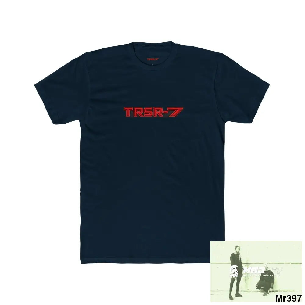 TRSR-7 Choose Life Men’s Cotton Crew Tee Solid Midnight Navy / XS T-Shirt