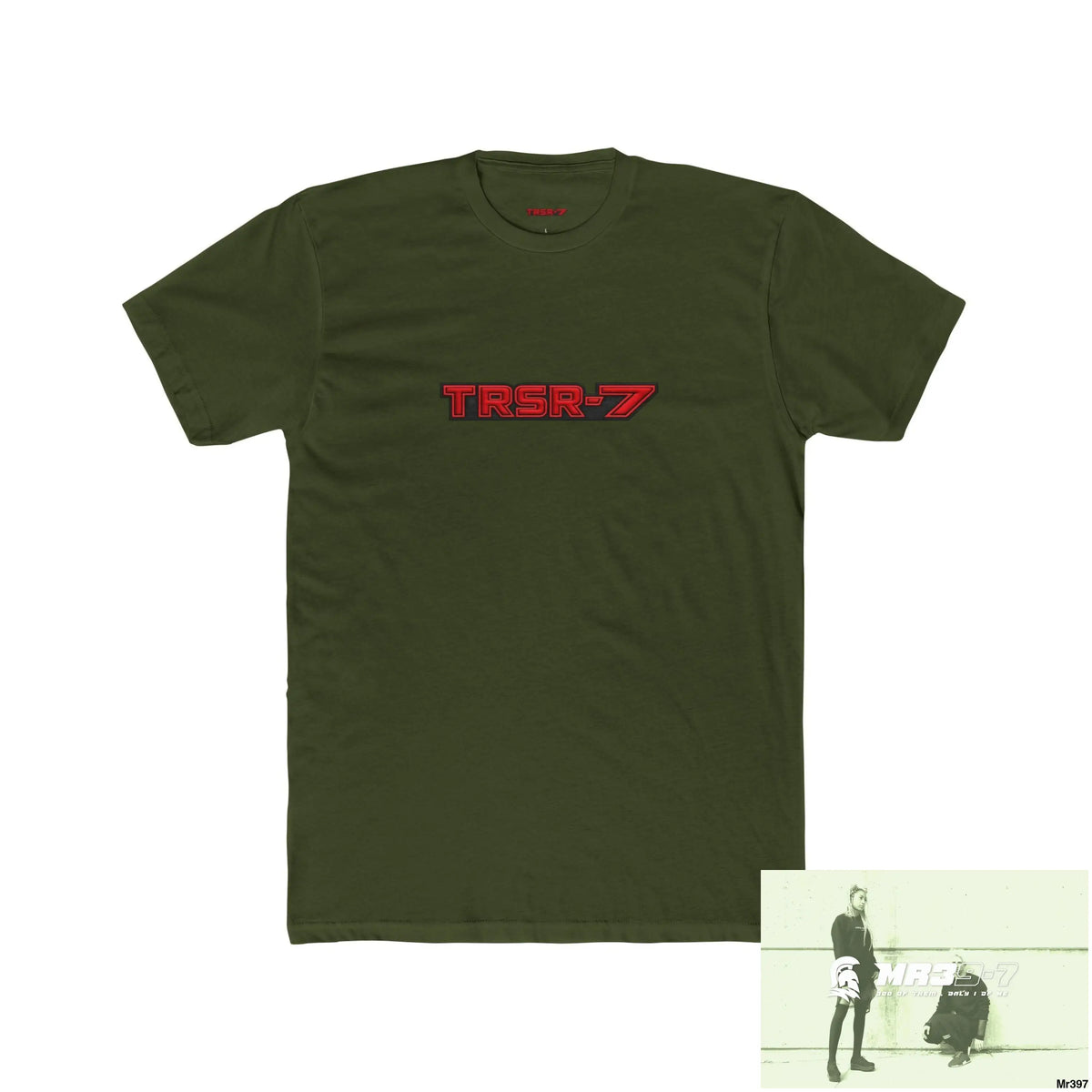 TRSR-7 Choose Life Men’s Cotton Crew Tee Solid Military Green / XS T-Shirt