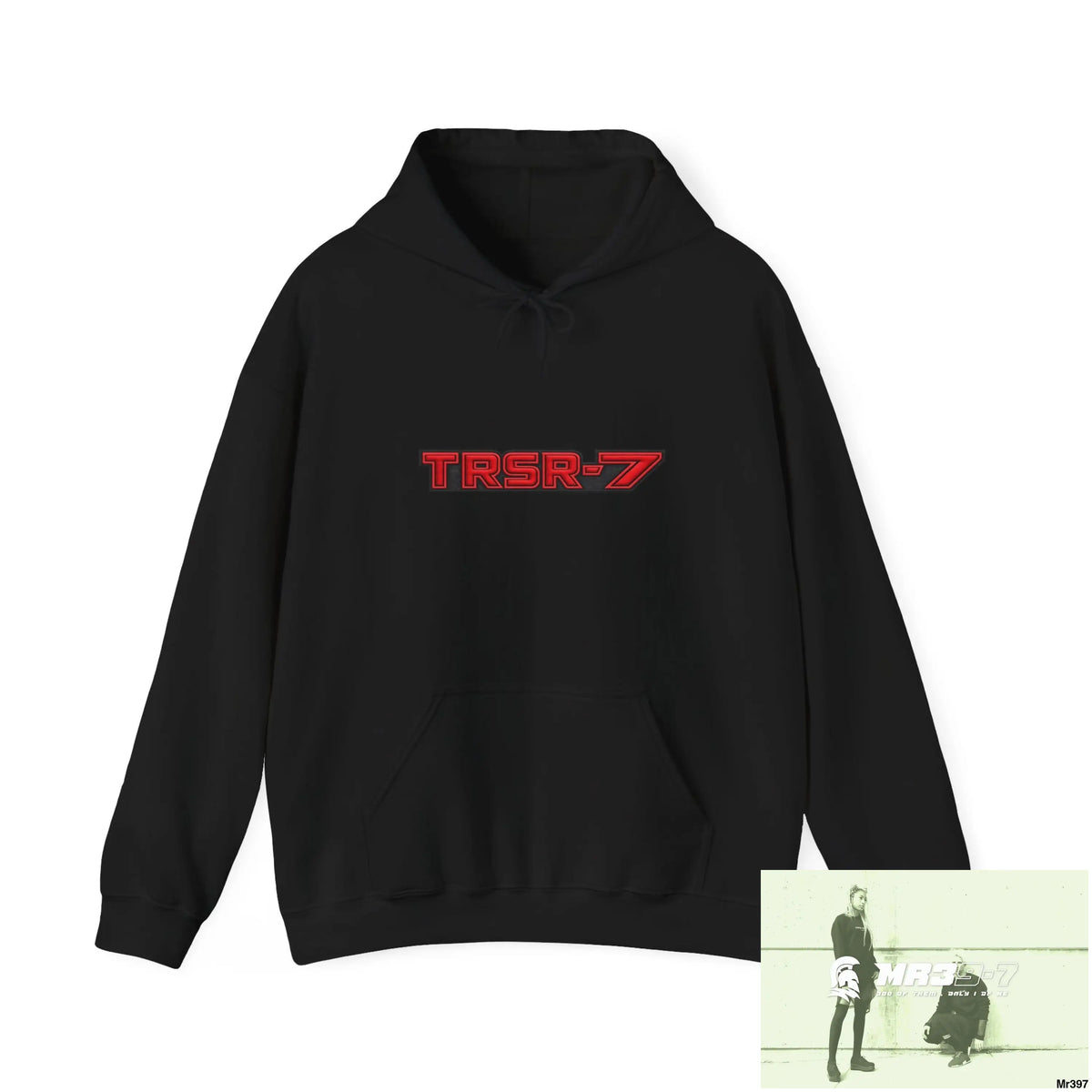 TRSR-7 My Life My Death(S) Their Plans Global Fail 01-25 Unisex Heavy Blend™ Hooded Sweatshirt Black / S Hoodie