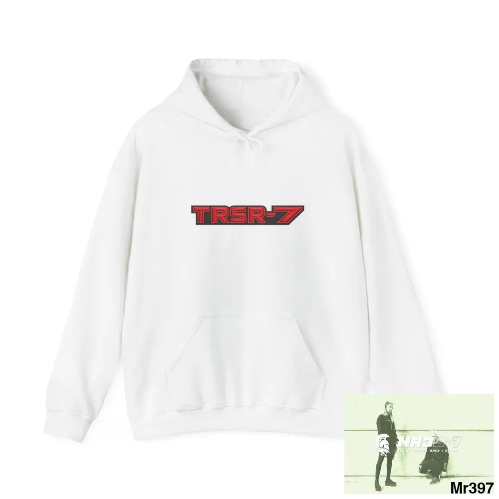 TRSR-7 My Life My Death(S) Their Plans Global Fail 01-25 Unisex Heavy Blend™ Hooded Sweatshirt White / M Hoodie