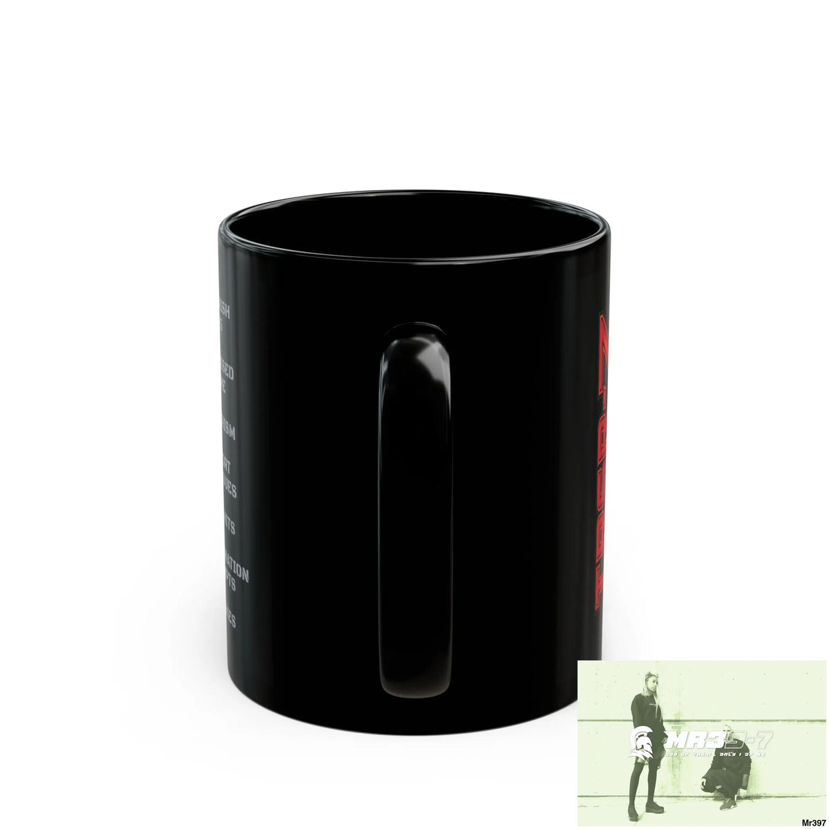 TRSR-7 Tier 0++ Kenya 2015 trip New AI Blog no21 Banksy inspired Themed 11oz Black Mug GB 11oz Mug