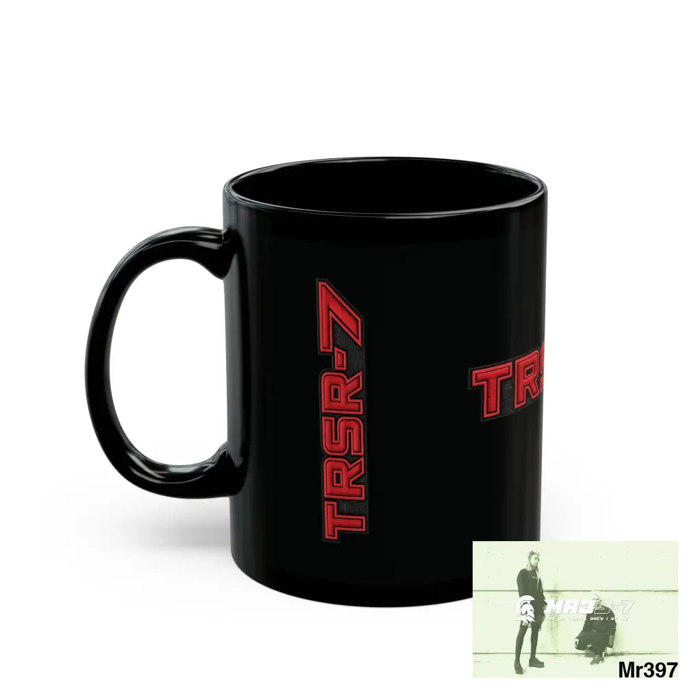 TRSR-7 Tier 0++ Kenya 2015 trip New AI Blog no21 Banksy inspired Themed 11oz Black Mug GB 11oz Mug