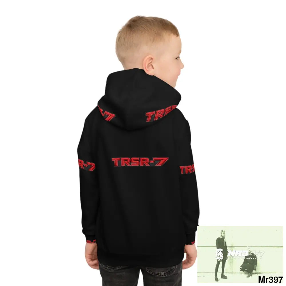 TRSR-7 with Tactical inside hood A1 Who dares Wins Mentality -. Children’s Hoodie (AOP) All Over Prints