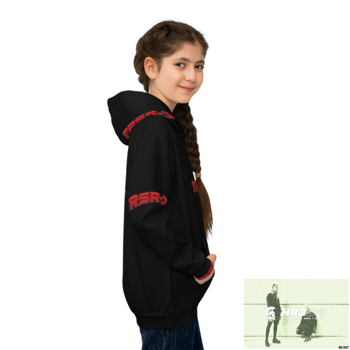 TRSR-7 with Tactical inside hood A1 Who dares Wins Mentality -. Children’s Hoodie (AOP) All Over Prints