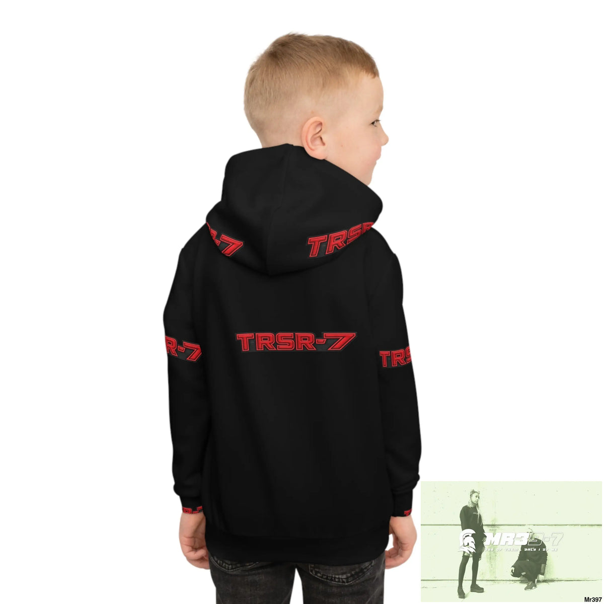 TRSR-7 with Tactical inside hood A1 Who dares Wins Mentality -. Children’s Hoodie (AOP) All Over Prints