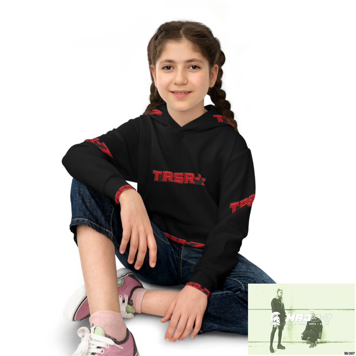TRSR-7 with Tactical inside hood A1 Who dares Wins Mentality -. Children’s Hoodie (AOP) All Over Prints