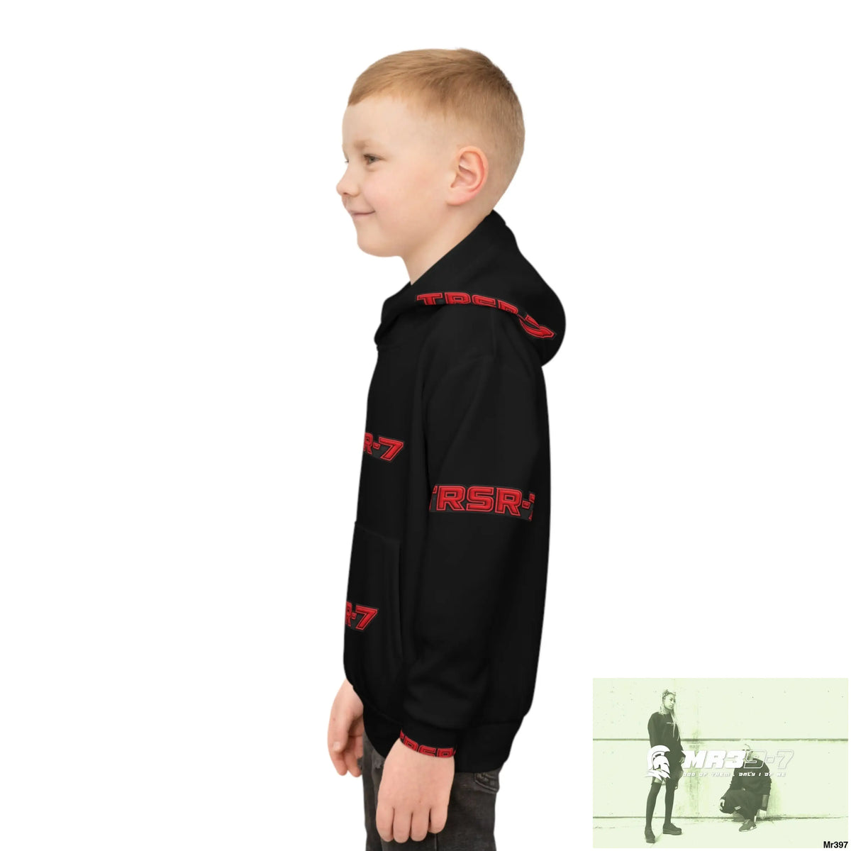 TRSR-7 with Tactical inside hood A1 Who dares Wins Mentality -. Children’s Hoodie (AOP) All Over Prints