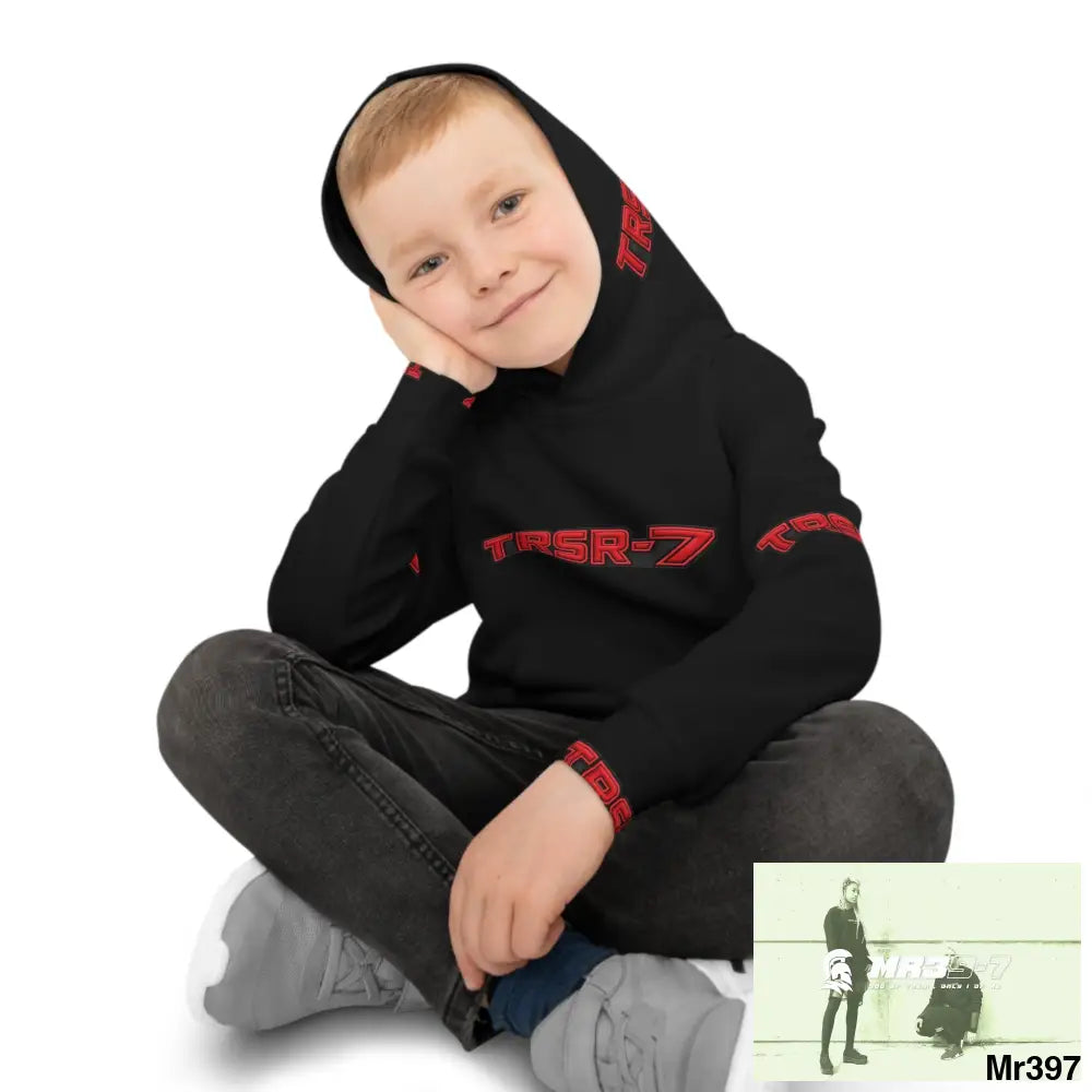 TRSR-7 with Tactical inside hood A1 Who dares Wins Mentality -. Children’s Hoodie (AOP) All Over Prints