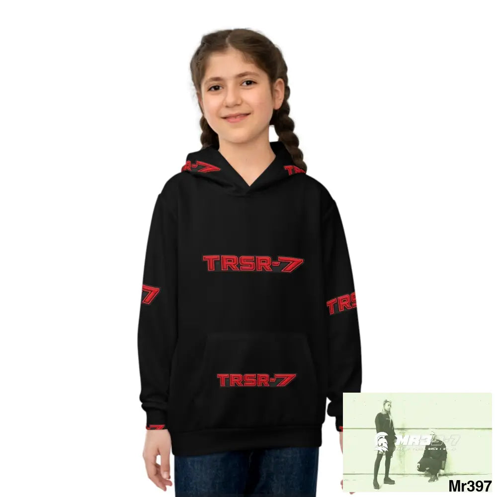 TRSR-7 with Tactical inside hood A1 Who dares Wins Mentality -. Children’s Hoodie (AOP) All Over Prints