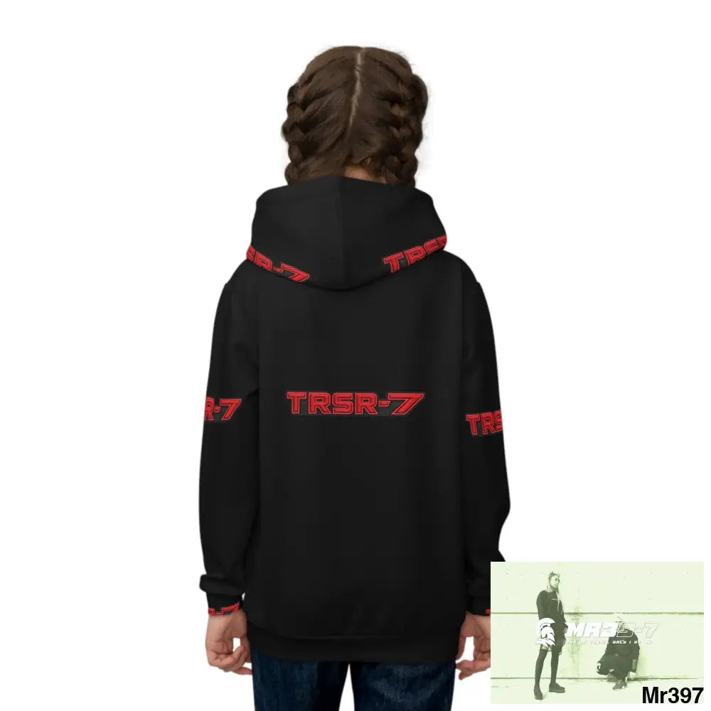 TRSR-7 with Tactical inside hood A1 Who dares Wins Mentality -. Children’s Hoodie (AOP) All Over Prints