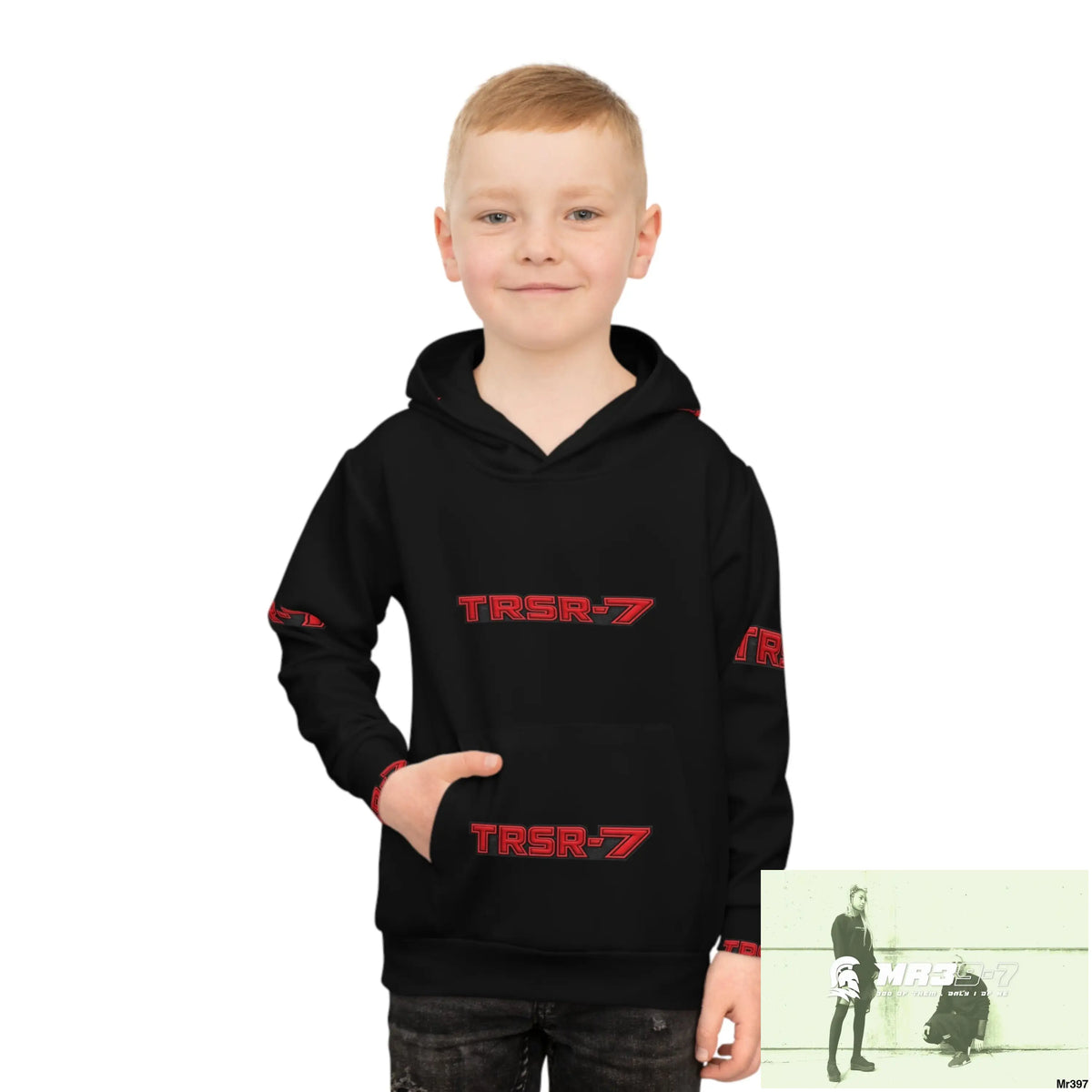 TRSR-7 with Tactical inside hood A1 Who dares Wins Mentality -. Children’s Hoodie (AOP) All Over Prints
