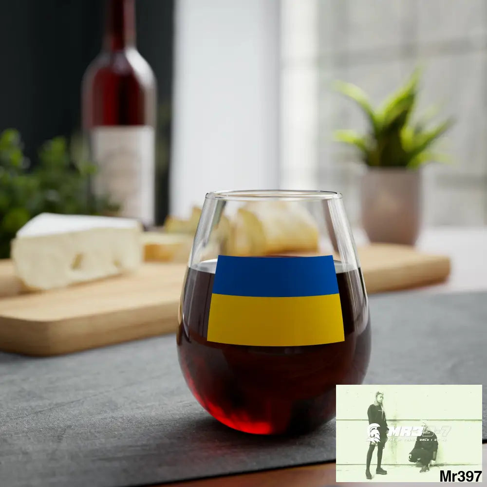 Ukraine Stemless Wine Glass 11.75oz 11.75oz Mug