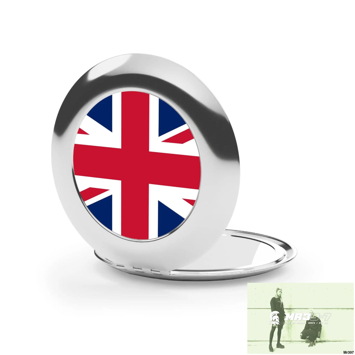 Union Jack GB Compact Travel Mirror Silver / Glossy / One size Accessories
