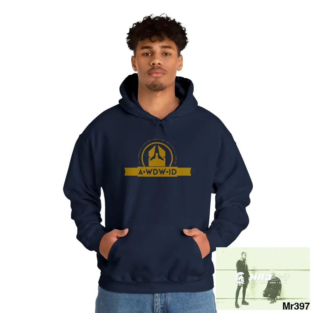 Unisex A Who Dares Wins (ID) RSF Hergest Assassination (Poison) He’s Undercover SAS Heavy Blend™ Hooded Sweatshirt Navy